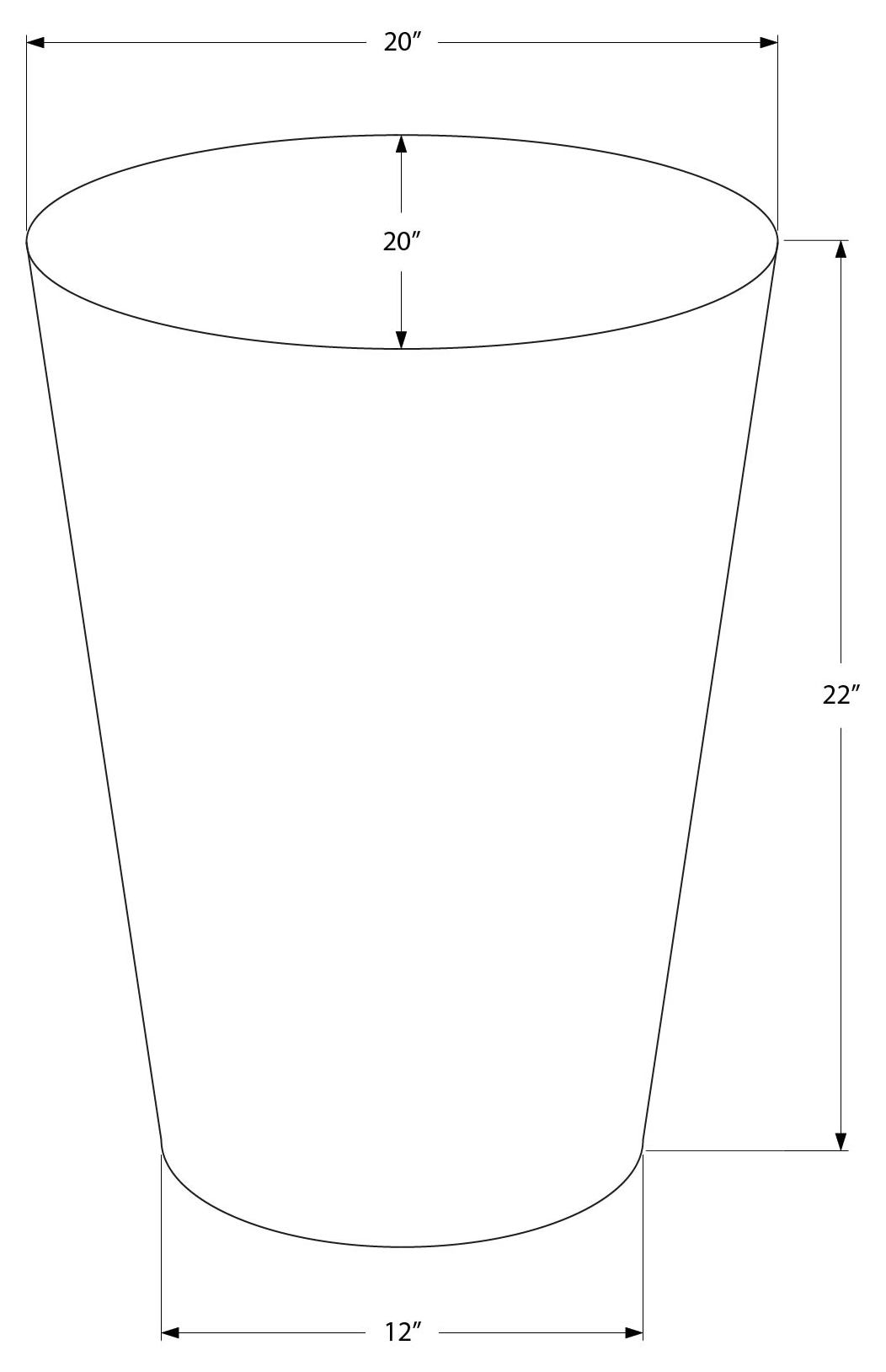 TABLE DE CHEVET - 22"H / TABLE DE BOUT DRUM METAL GRIS – I 3924.