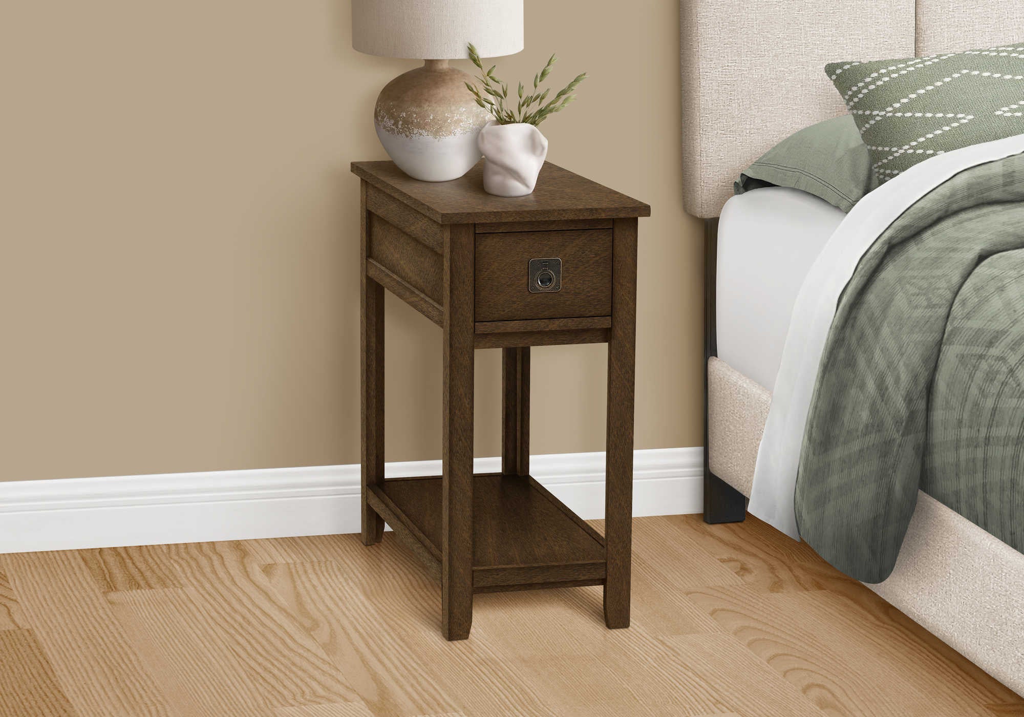 Image of nightstand - 24"h / espresso veneer end table i 3953.