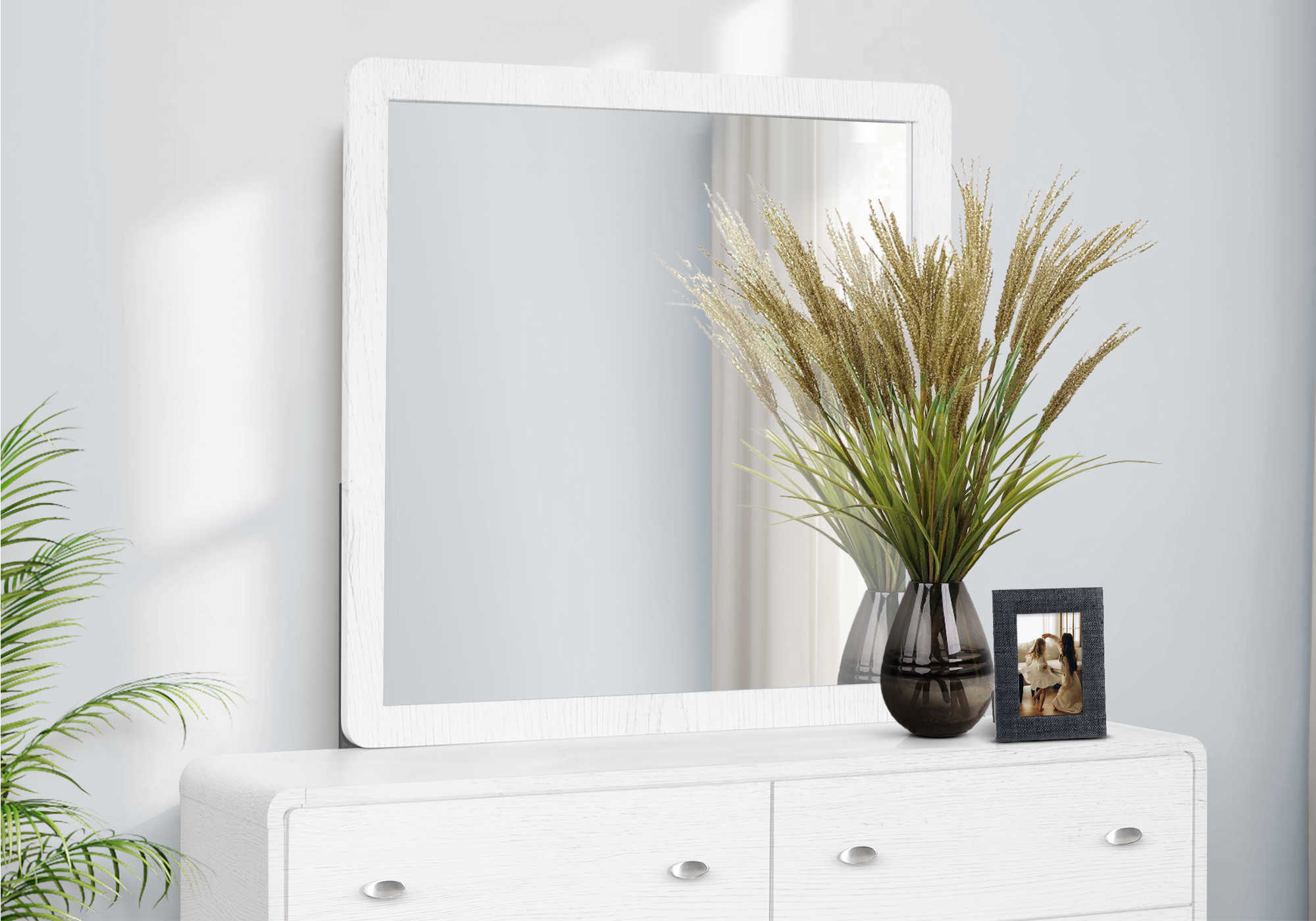CHAMBRE A COUCHER - MIROIR MURAL / CHENE BLANC – I 5292