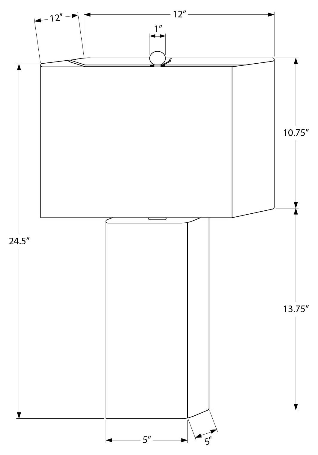 LUMINAIRE - 24"H LAMPE DE TABLE NATUREL LIN / NATUREL – I 9423