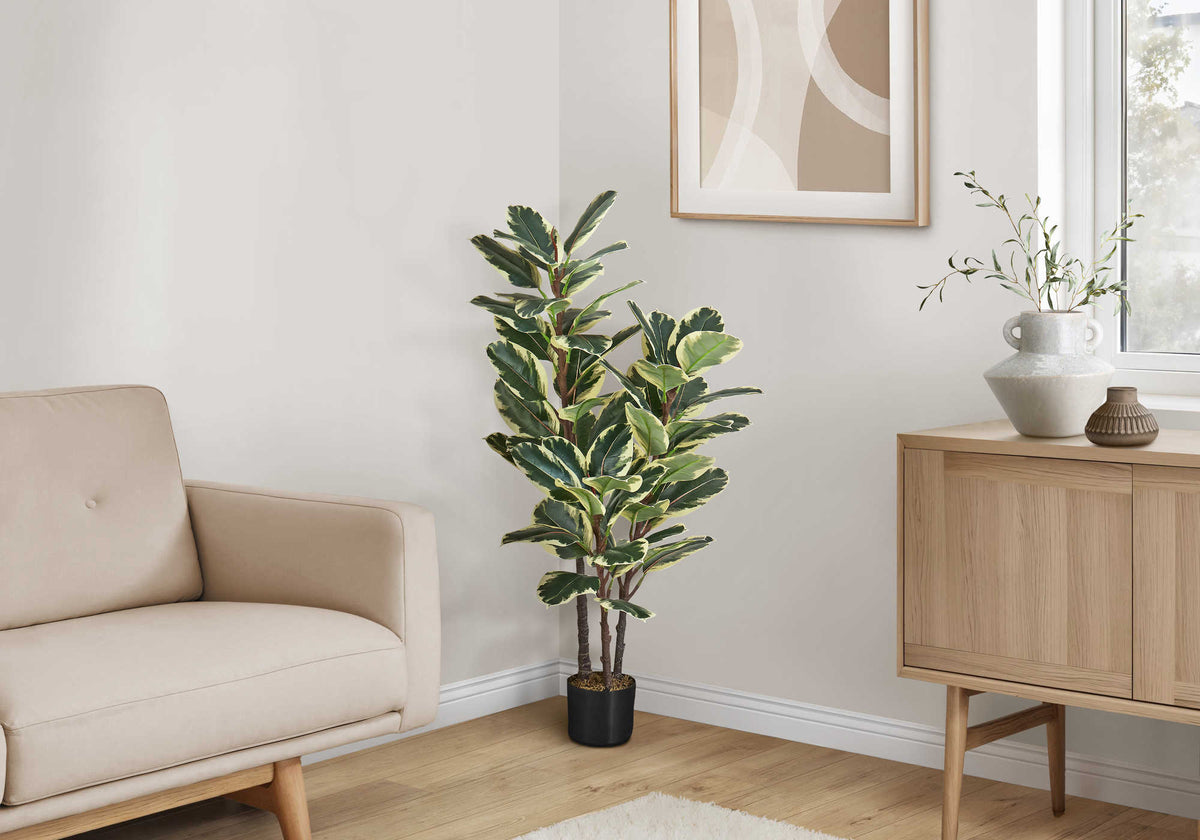 PLANTE ARTIFICIELLE - 47"H / CHENE INTERIEUR POT 5" – I 9544