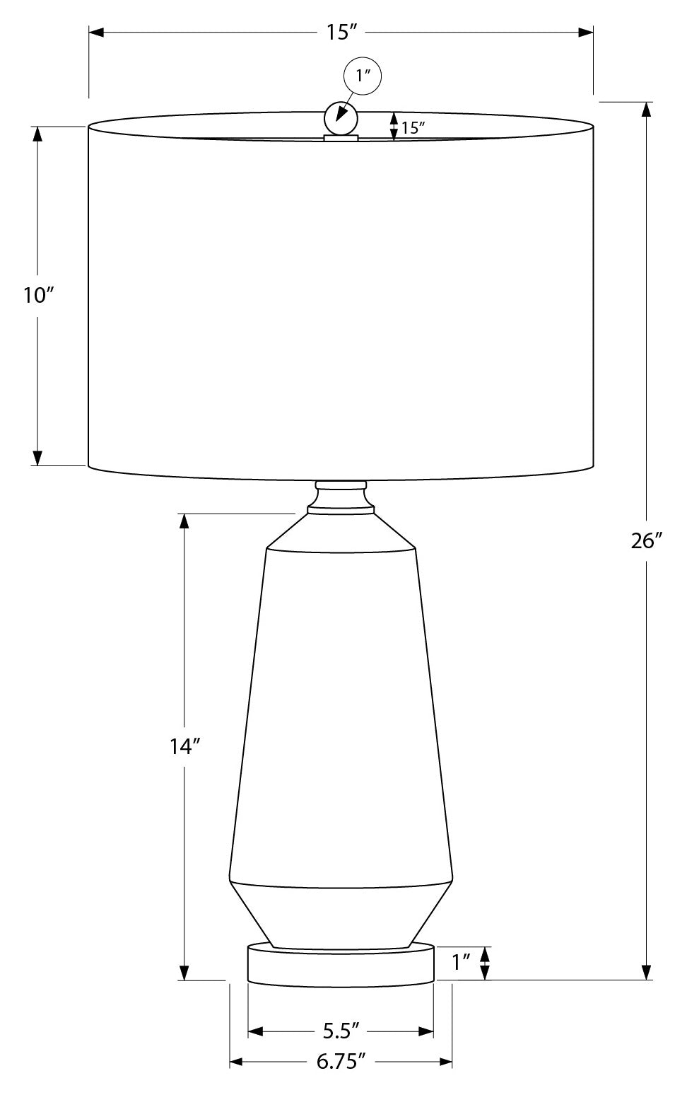 LUMINAIRE - 26"H LAMPE DE TABLE VERT CERAMIQUE / IVOIRE – I 9624.