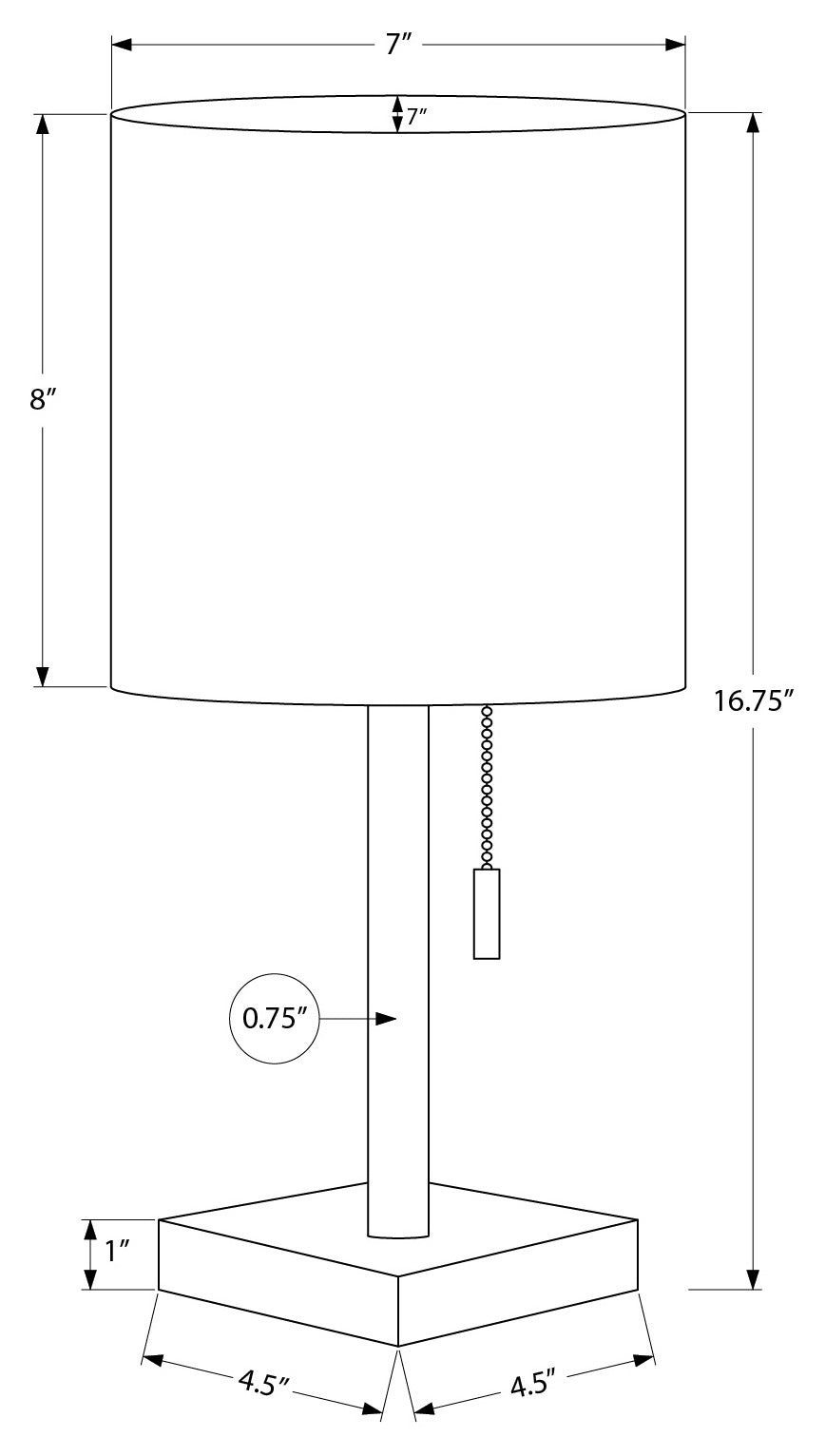 LUMINAIRE - 2MCX / 17"H LAMPE DE TABLE NOIR / BEIGE / USB – I 9650.