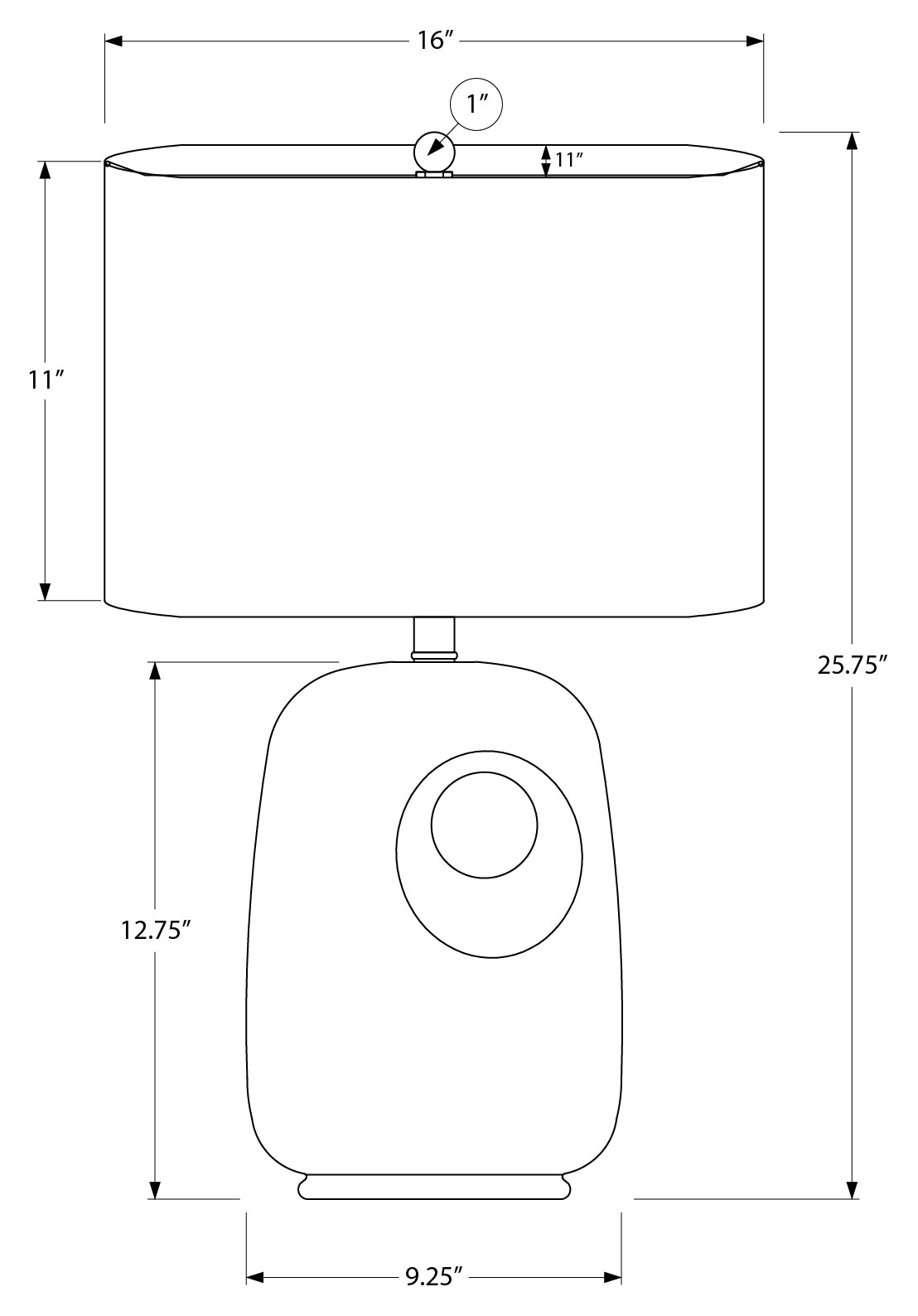 LUMINAIRE - 26"H LAMPE DE TABLE VERT CERAMIQUE / IVOIRE – I 9678.