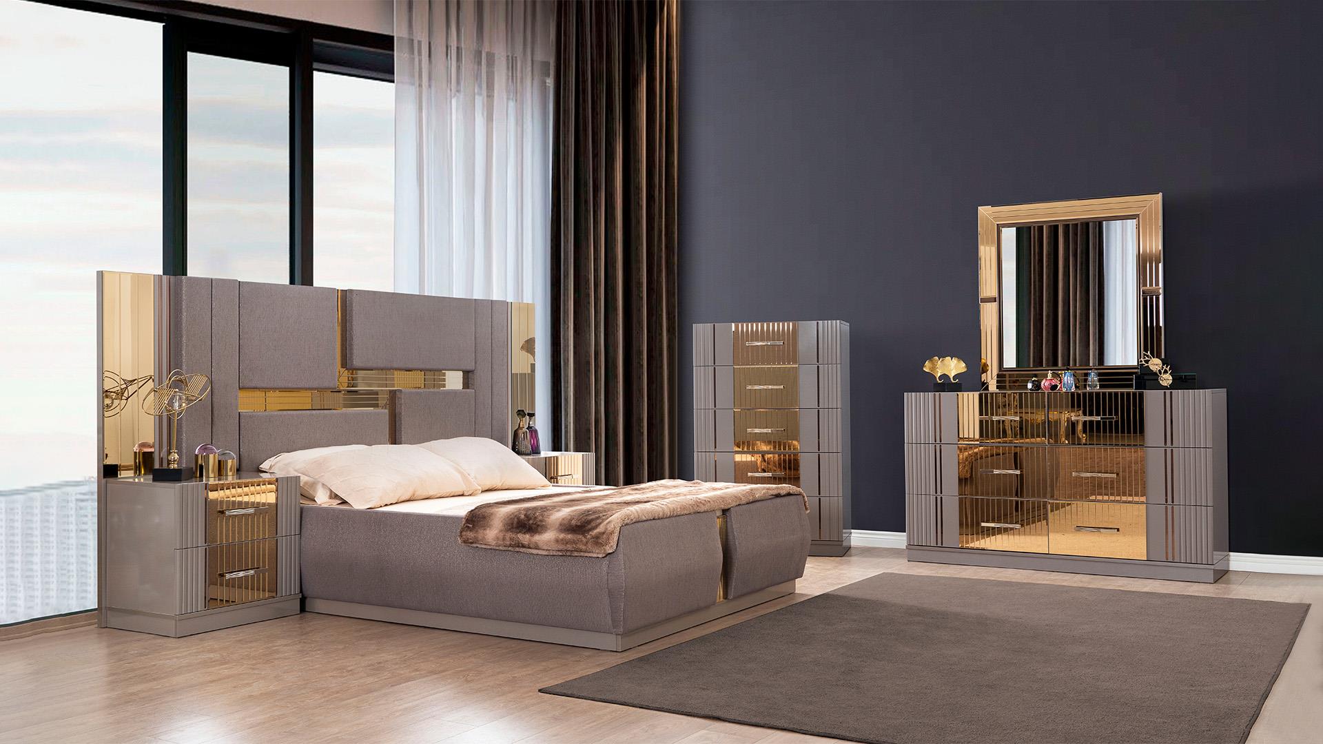 Image of lorenzo bedroom set 8pcs.