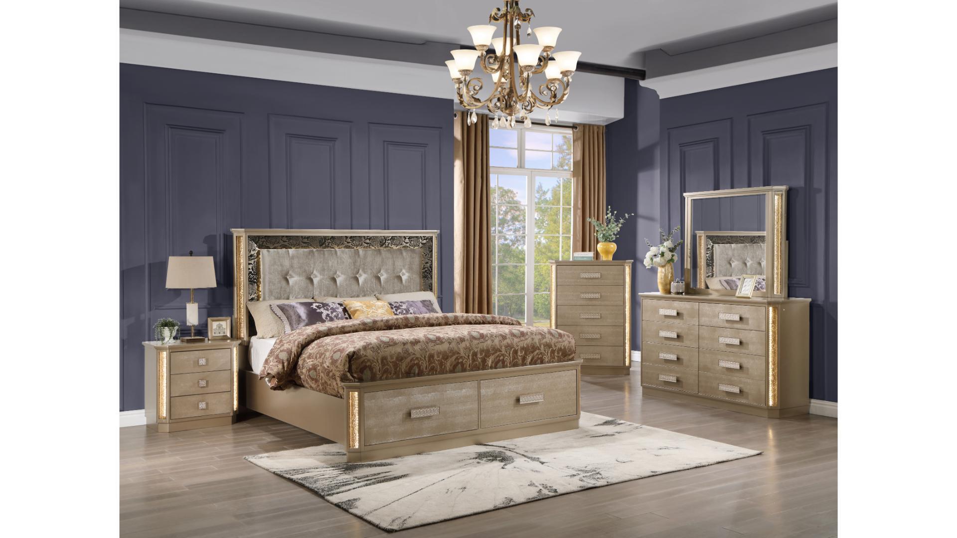Image of medusa bedroom set 8pcs.