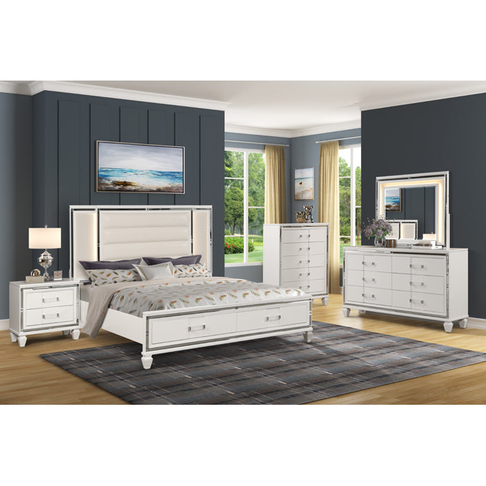 Image of victoria white bedroom set.