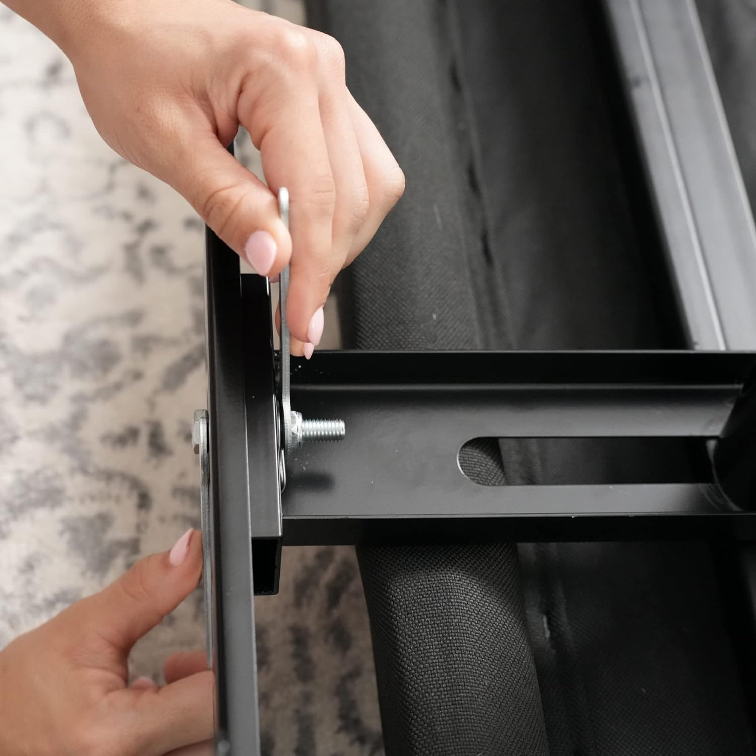Secures your headboard to your Adjustable Base Electric Bed – IF-3660 Bracket Kit