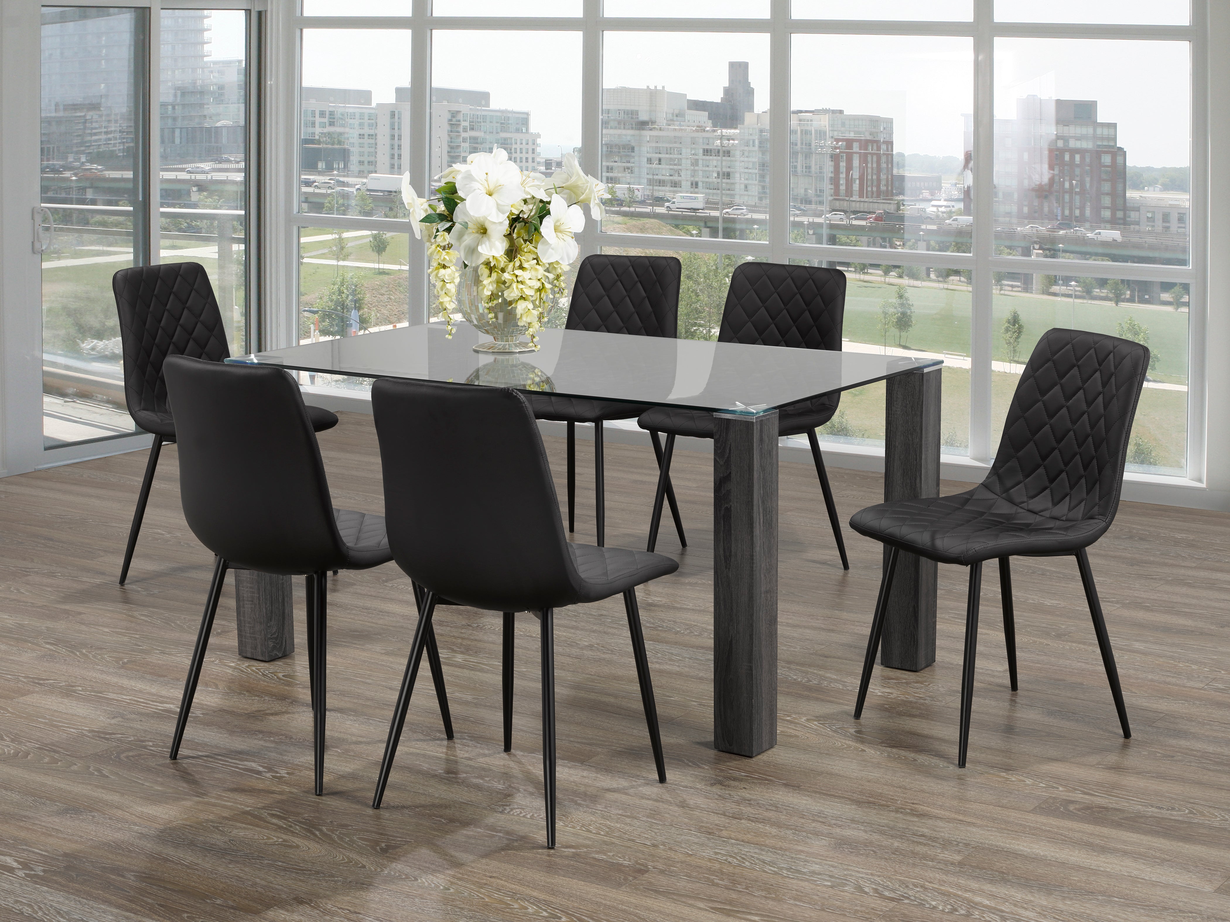 Image of t-1449 c-1710 7pc dinette set.