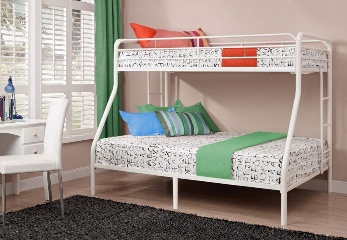 White Finish Bunk Bed – B-501W