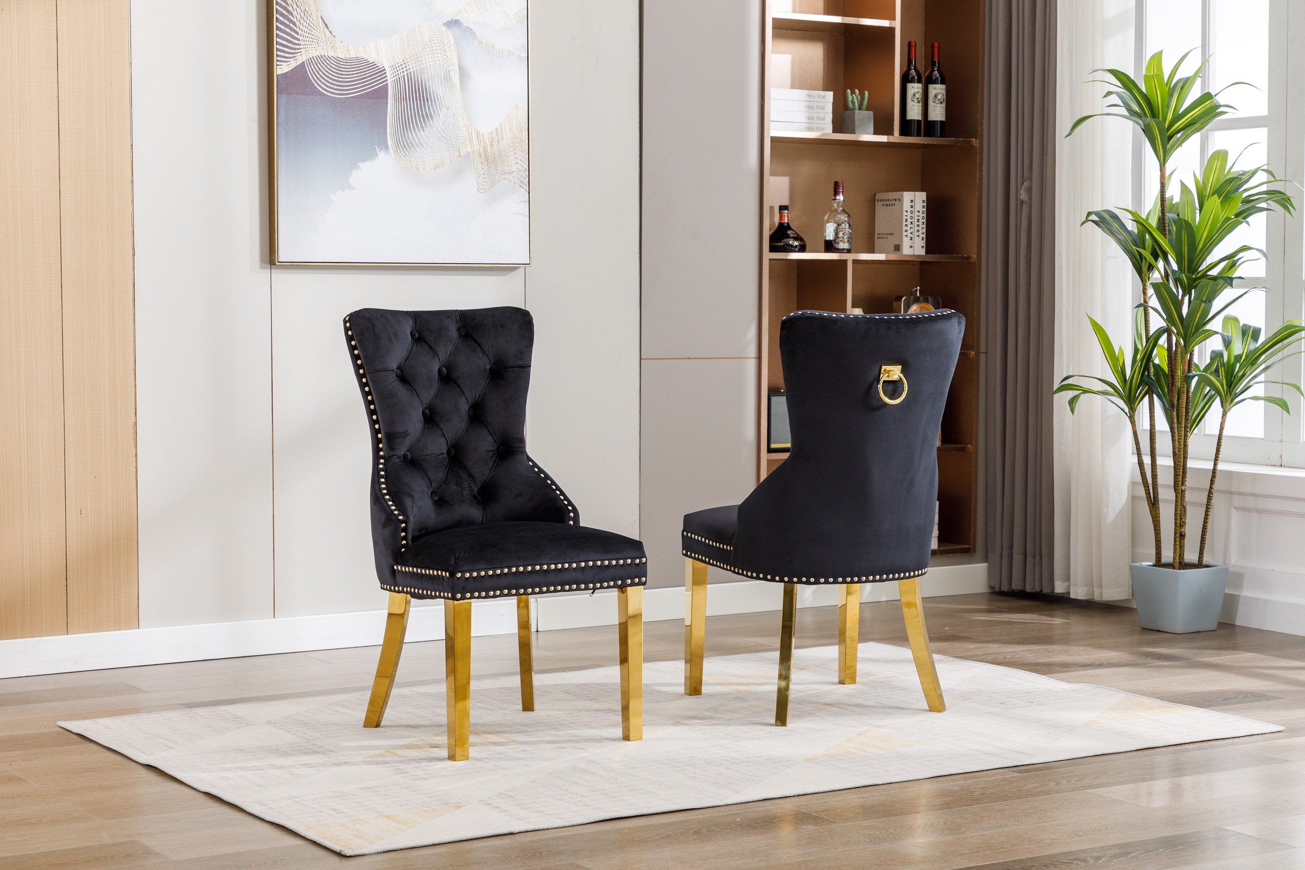 Button Tufted Front Accent Chair – C-1451