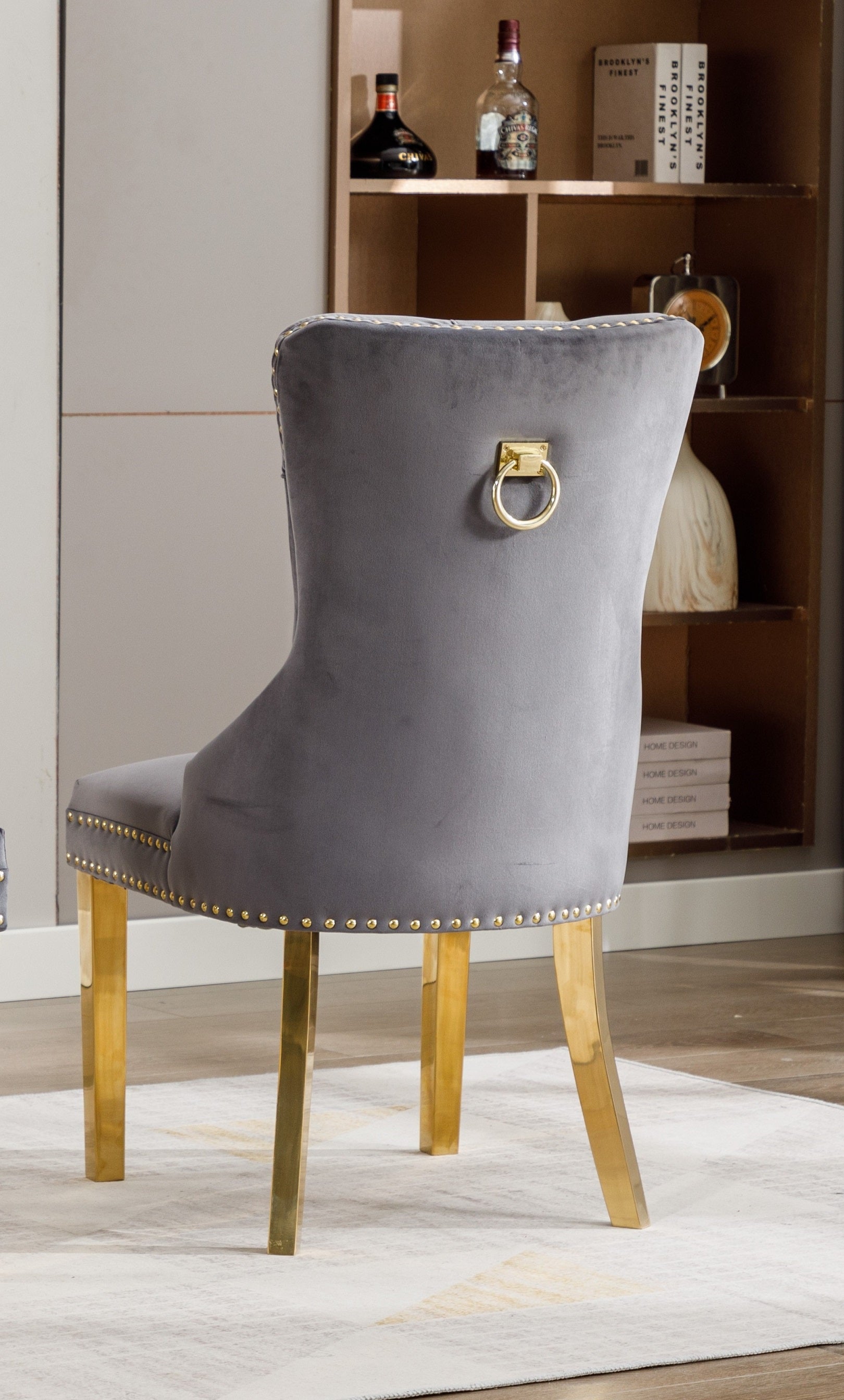 Button Tufted Front Accent Chair – C-1450