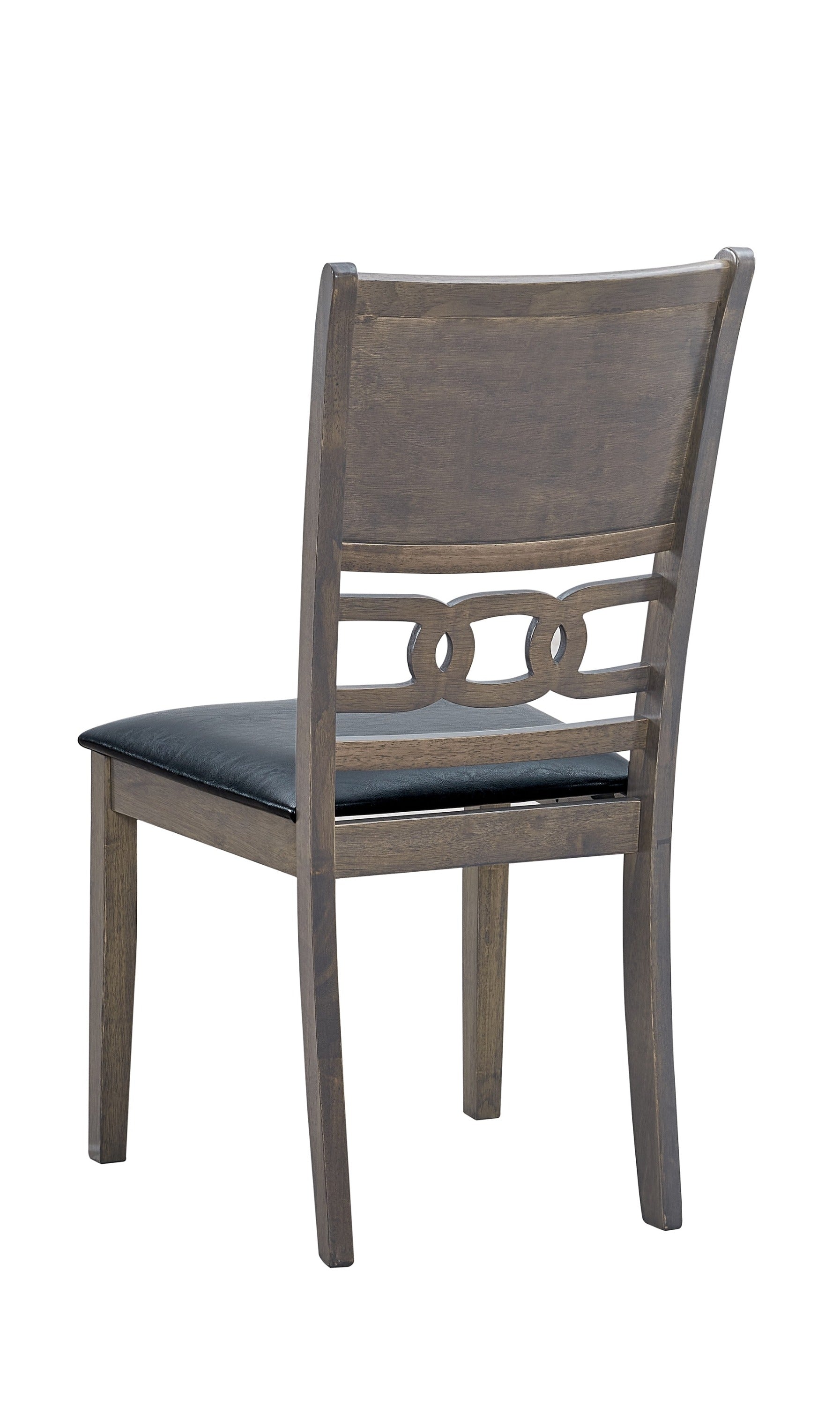Black PU Cushion Fabric Seats Chair – C-1083