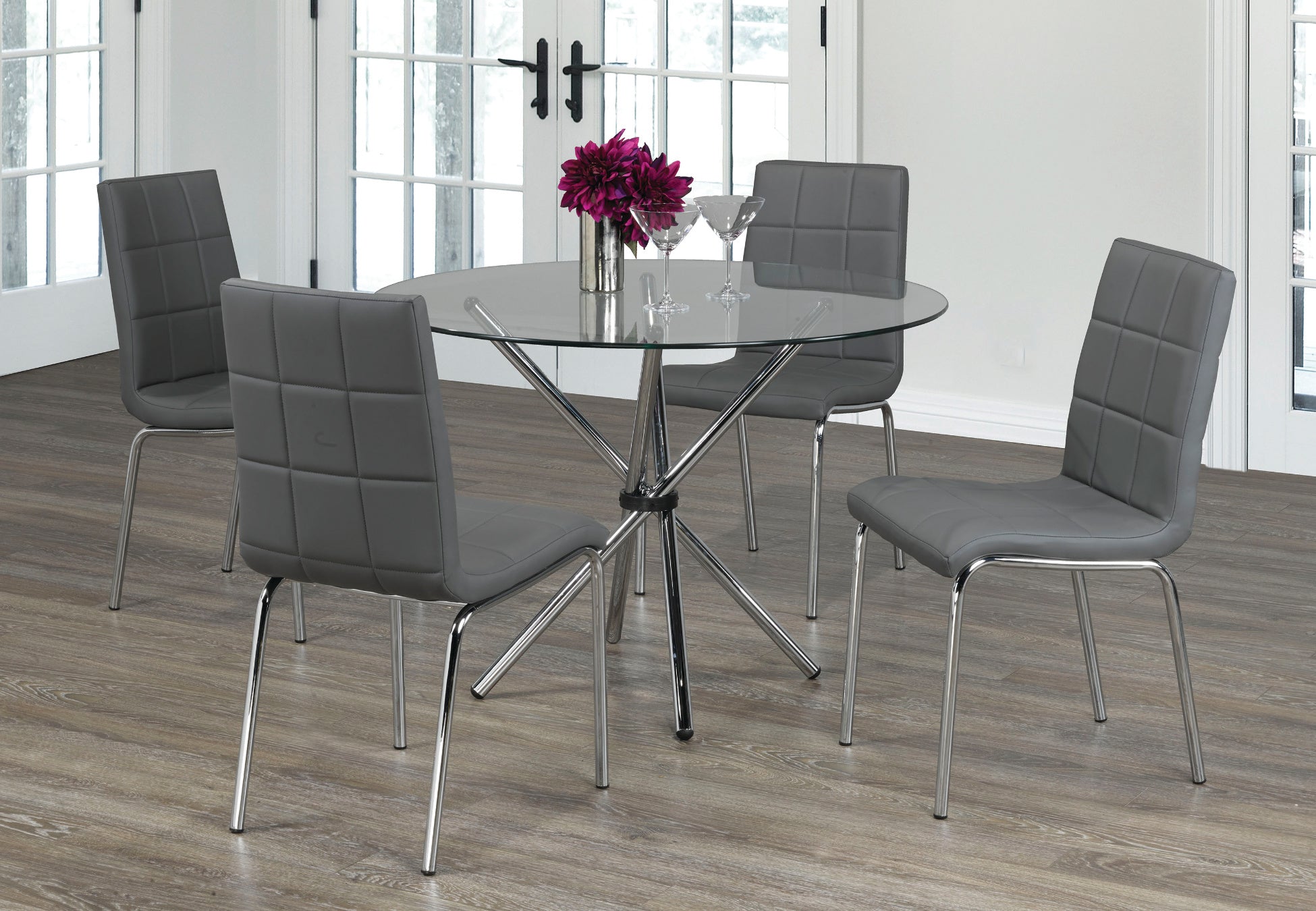 Image of t-1430 c-1762 5pc dinette set.