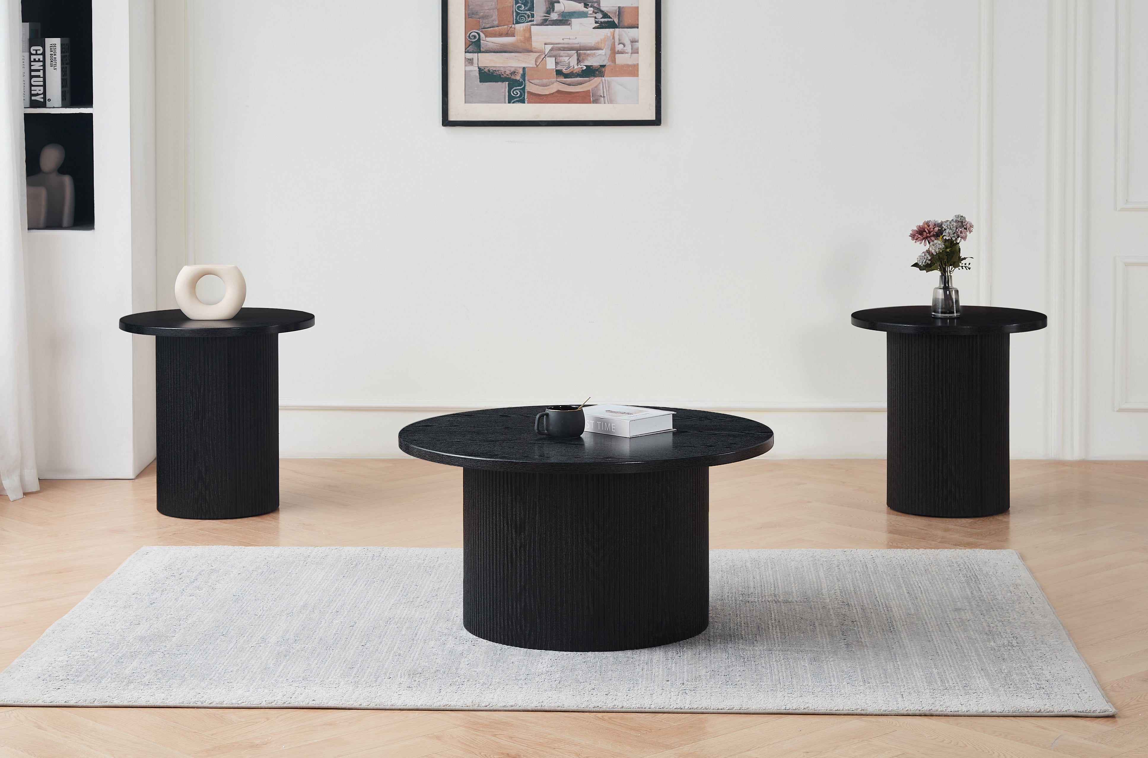 Black Wood Finish Coffee / Side Table – IF-2660