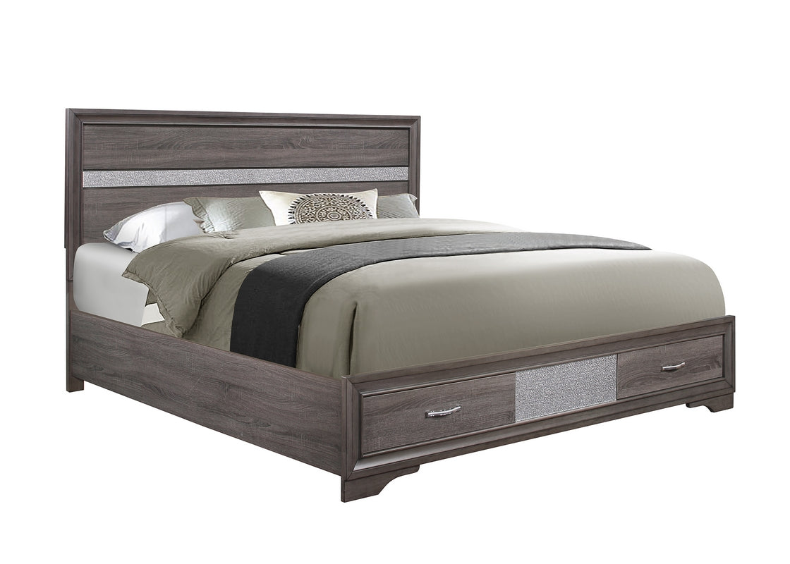 Seville 'Harper' Grey Wood Bedroom Set – Seville 'Harper'