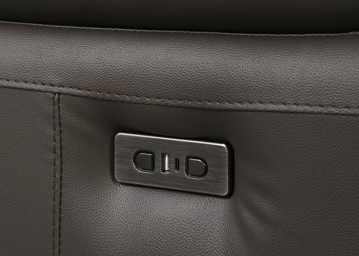 Brown Leather Power Recliner Chair – IF-8170-C Recliner