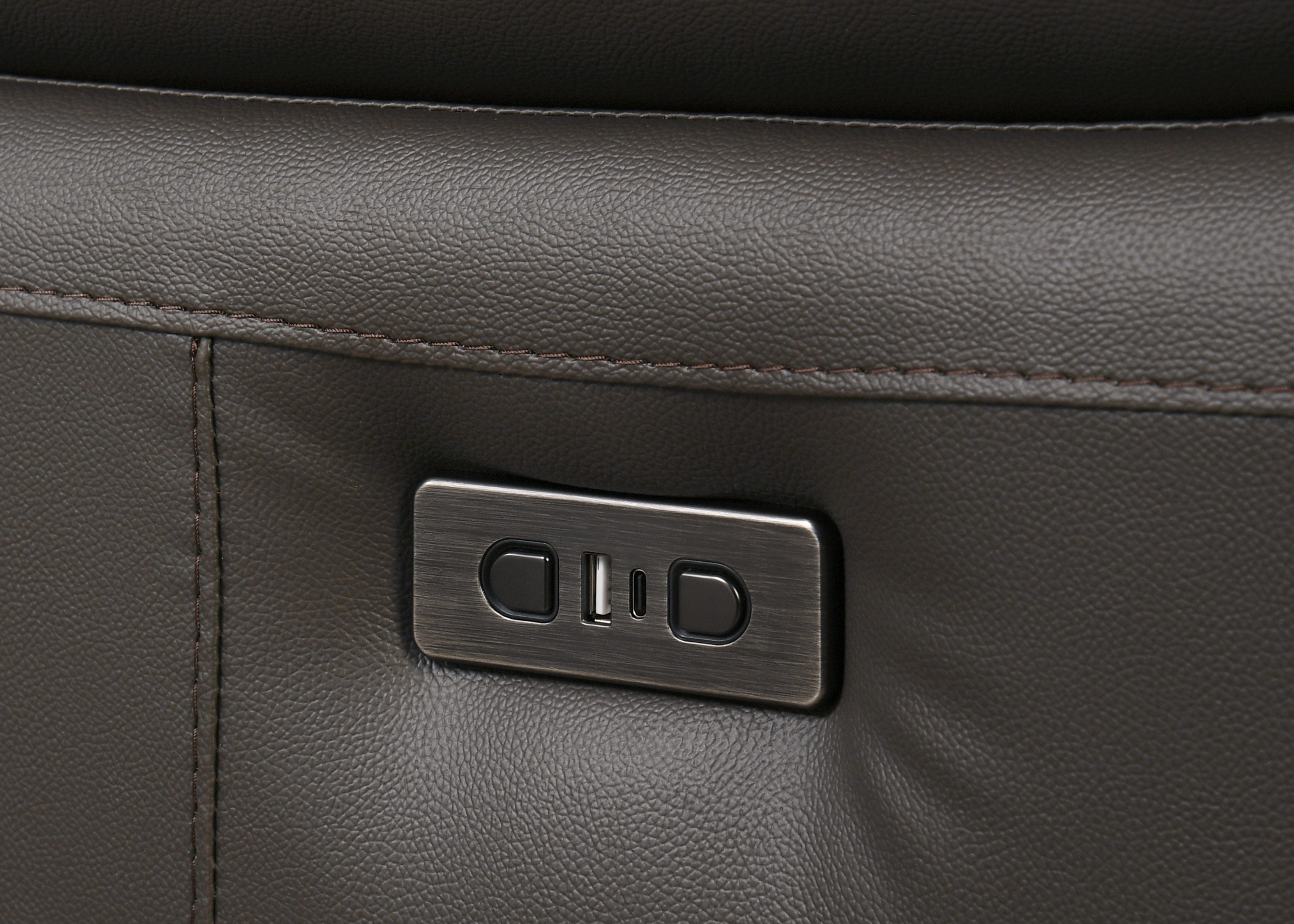 Black Leather Power Reclining Sofa & Loveseat Set – IF-8170 (Leather Match-Power)