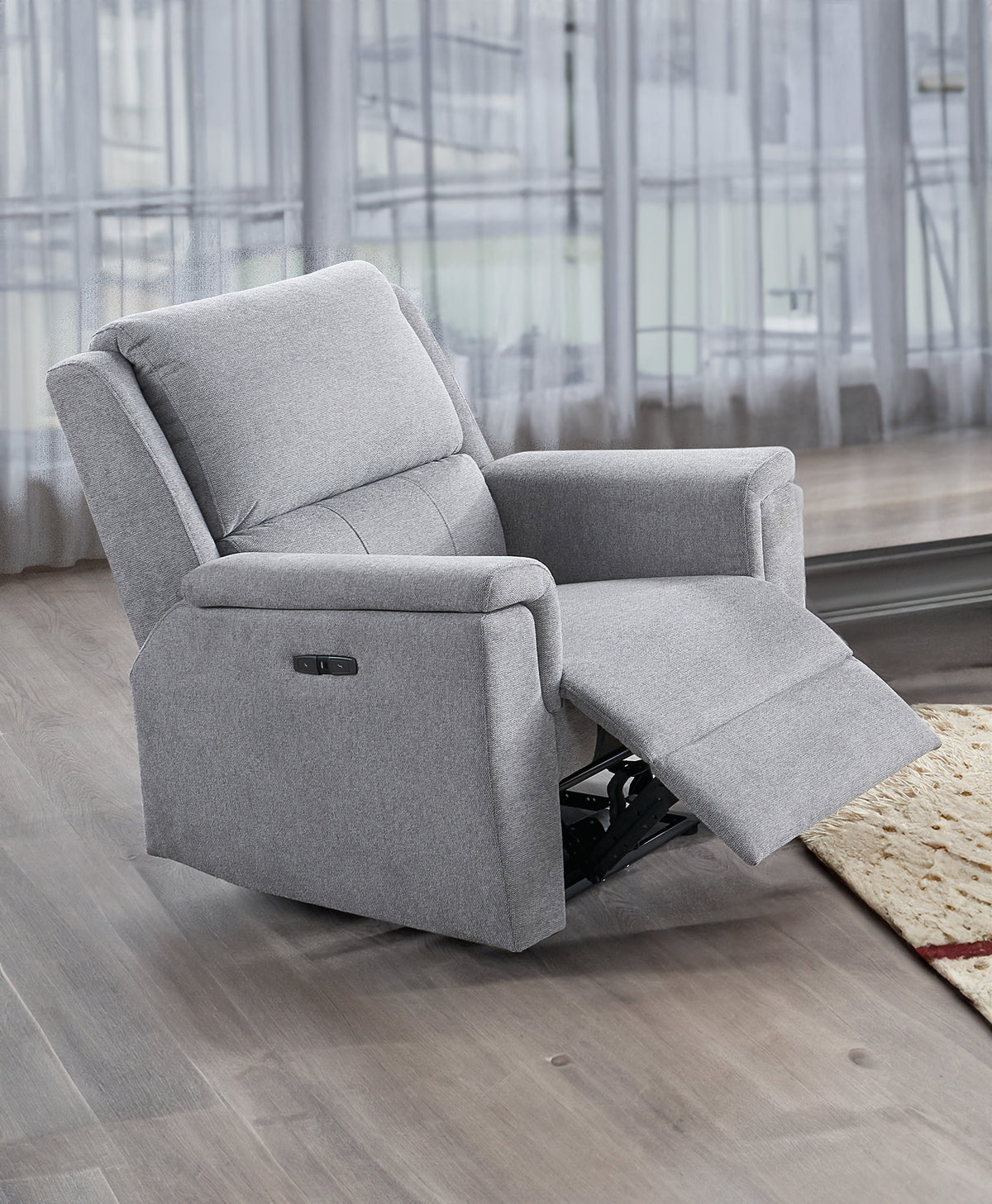 Light Grey Power Recliner Chair – IF-8155 Recliner