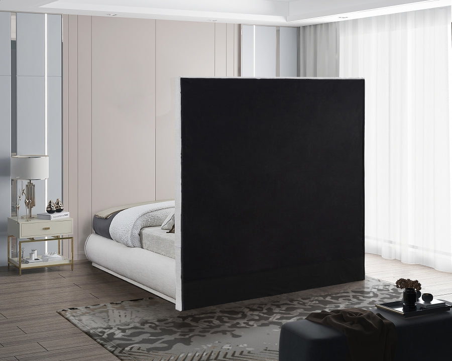 Creme Linen Fabric Bed – IF-5200
