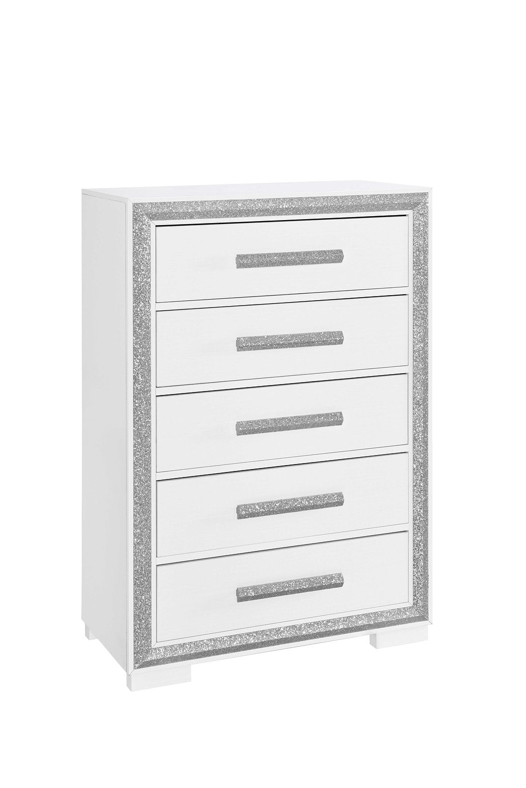 Andros Silver Upholstered Bedroom Set – Andros-Silver