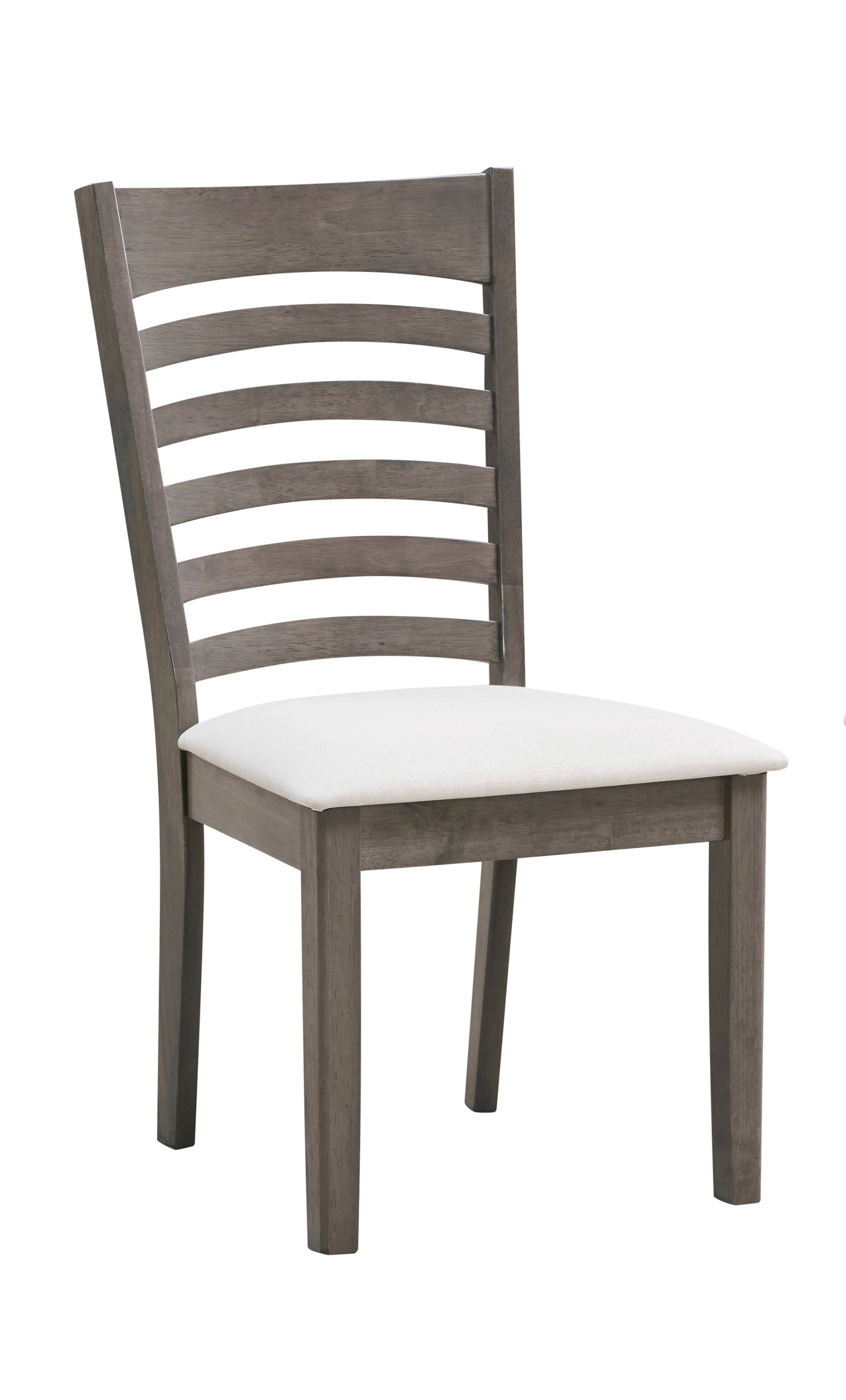 Creme Upholstered Cushion Fabric Seats Dinette Set – T-1080 C-1082