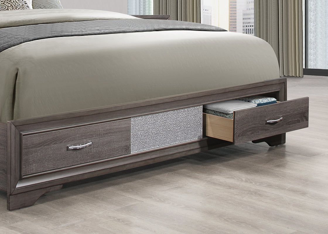 Seville 'Harper' Grey Wood Bedroom Set – Seville 'Harper'