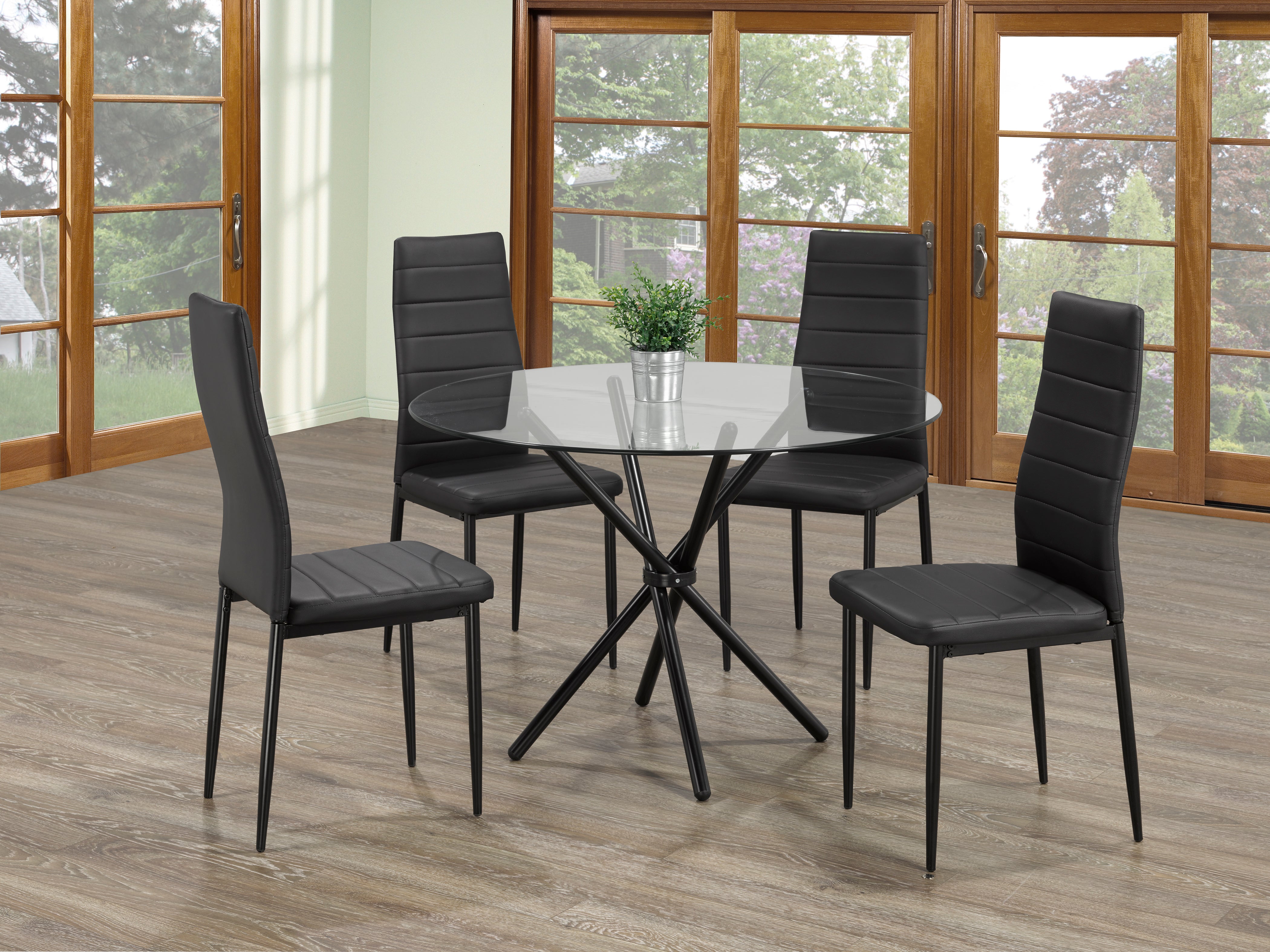 Image of t-1429 c-5053 5pc dinette set.