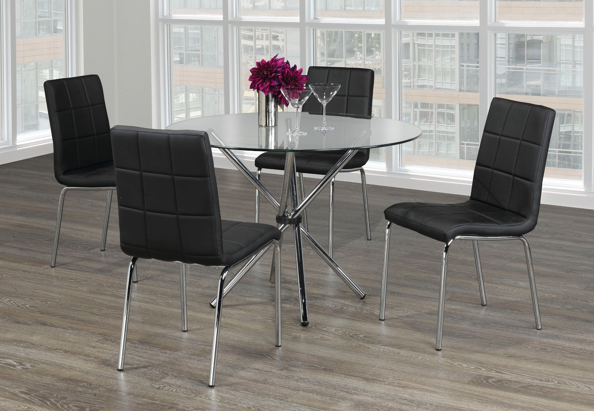 Image of t-1430 c-1760 5pc dinette set.