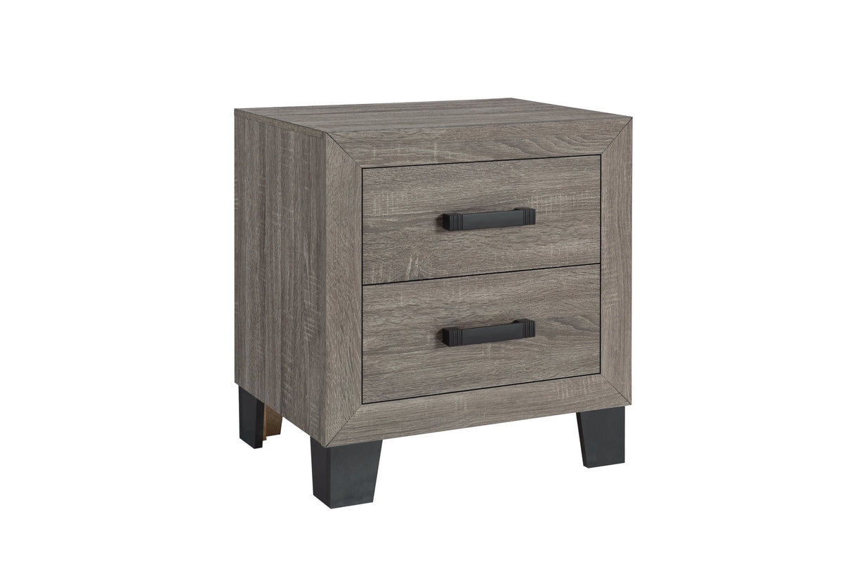Austin 'Olivia' Grey Fabric Bedroom Set – Austin 'Olivia'