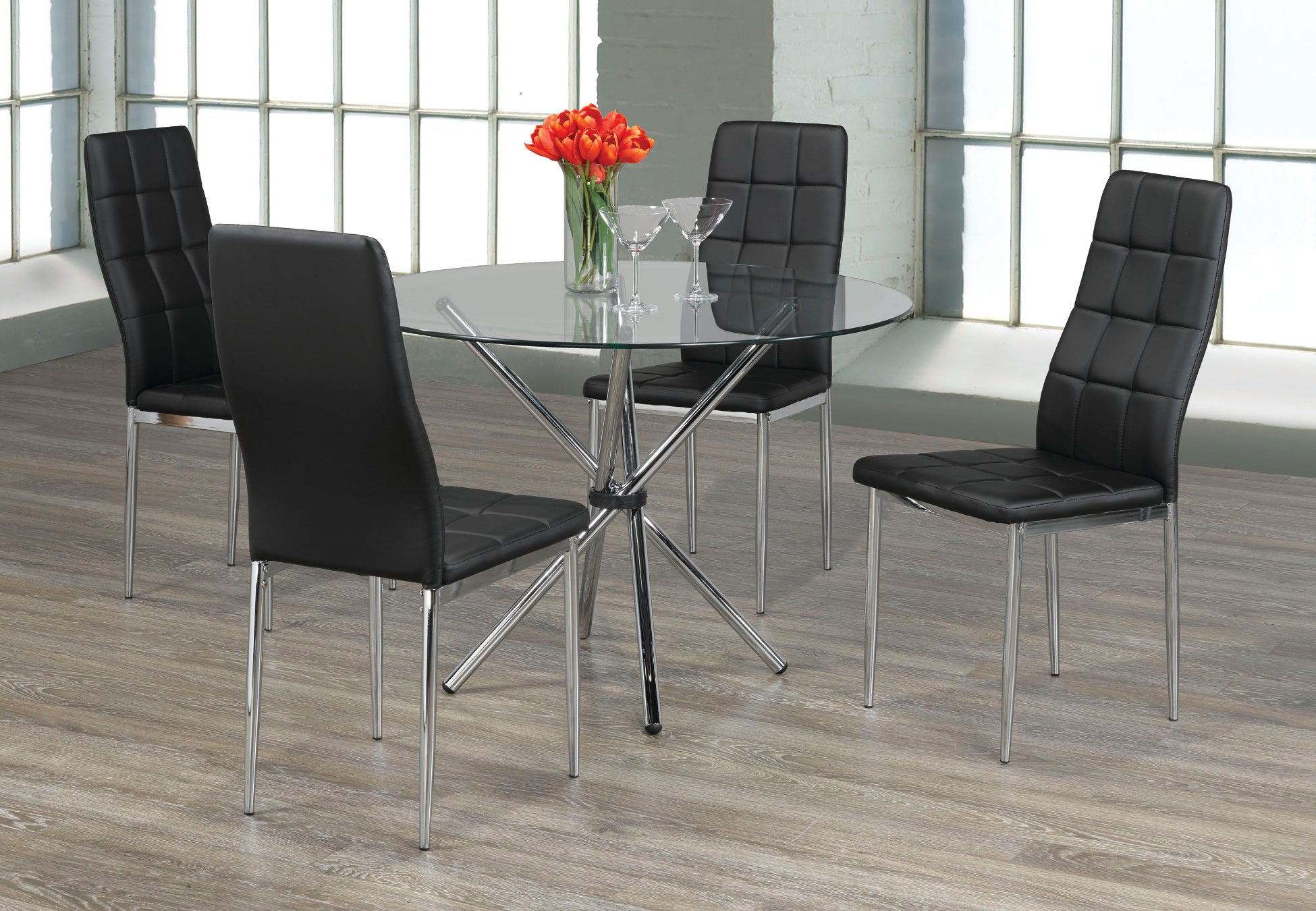 Image of t-1430 c-1770 5pc dinette set.