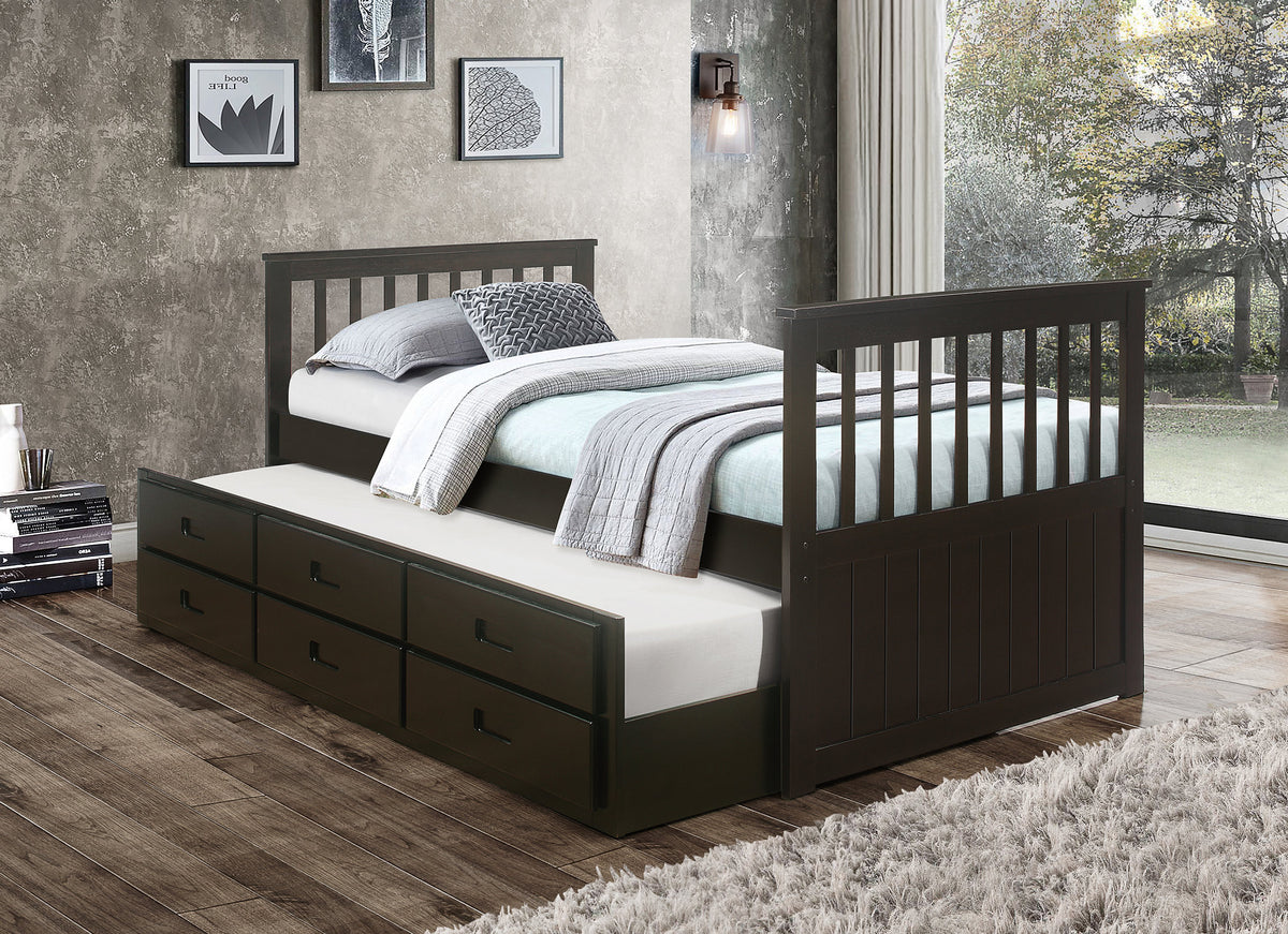 Trundle is Reversible and can be Installed on Either Side of the Bed – IF-314-E