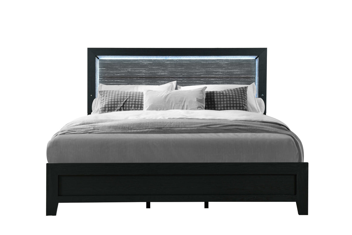 Reid Black Wood Bedroom Set – Reid-Black