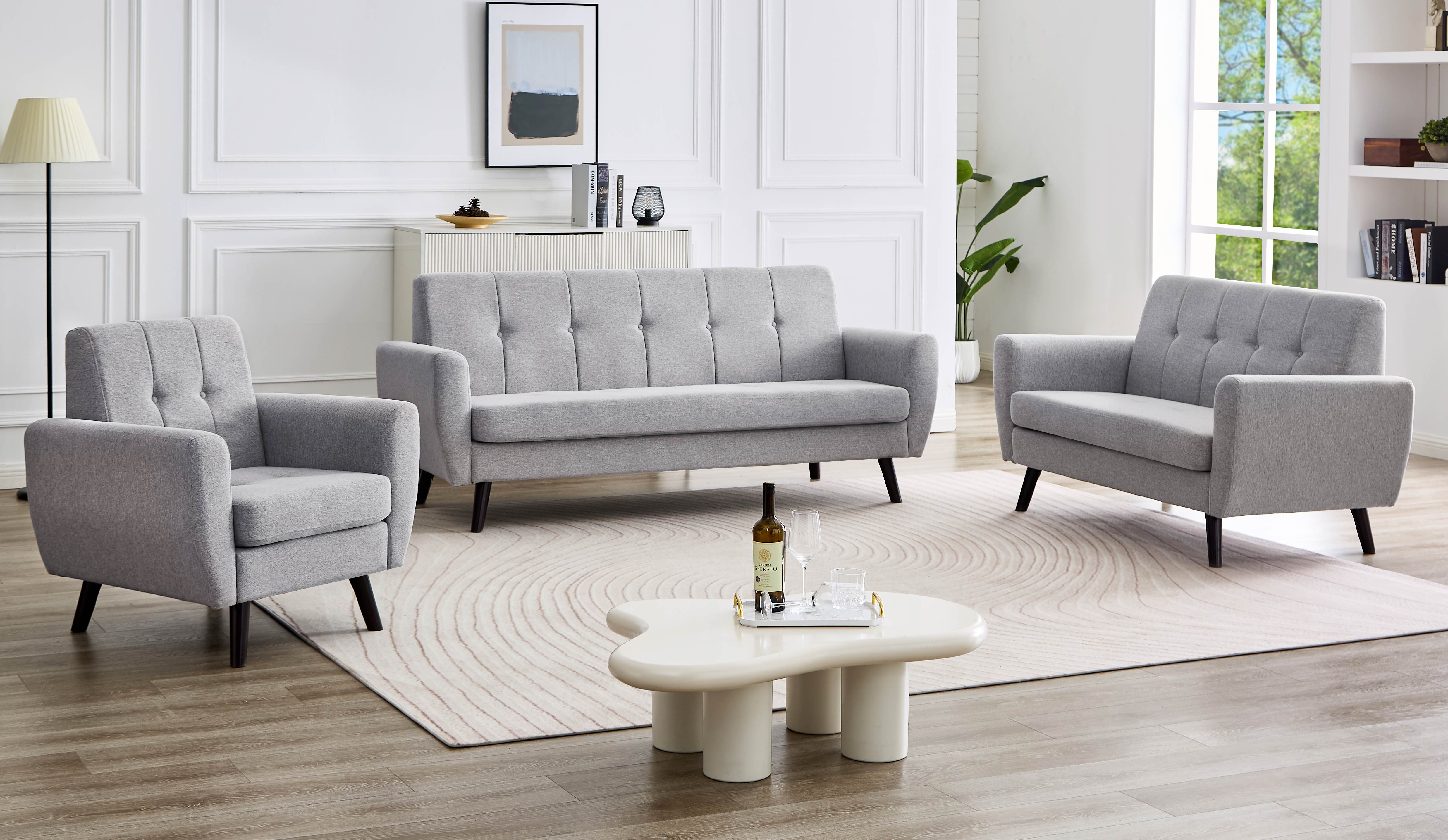 Modern clean-line design with a bright, fresh look Sofa – IF-8200