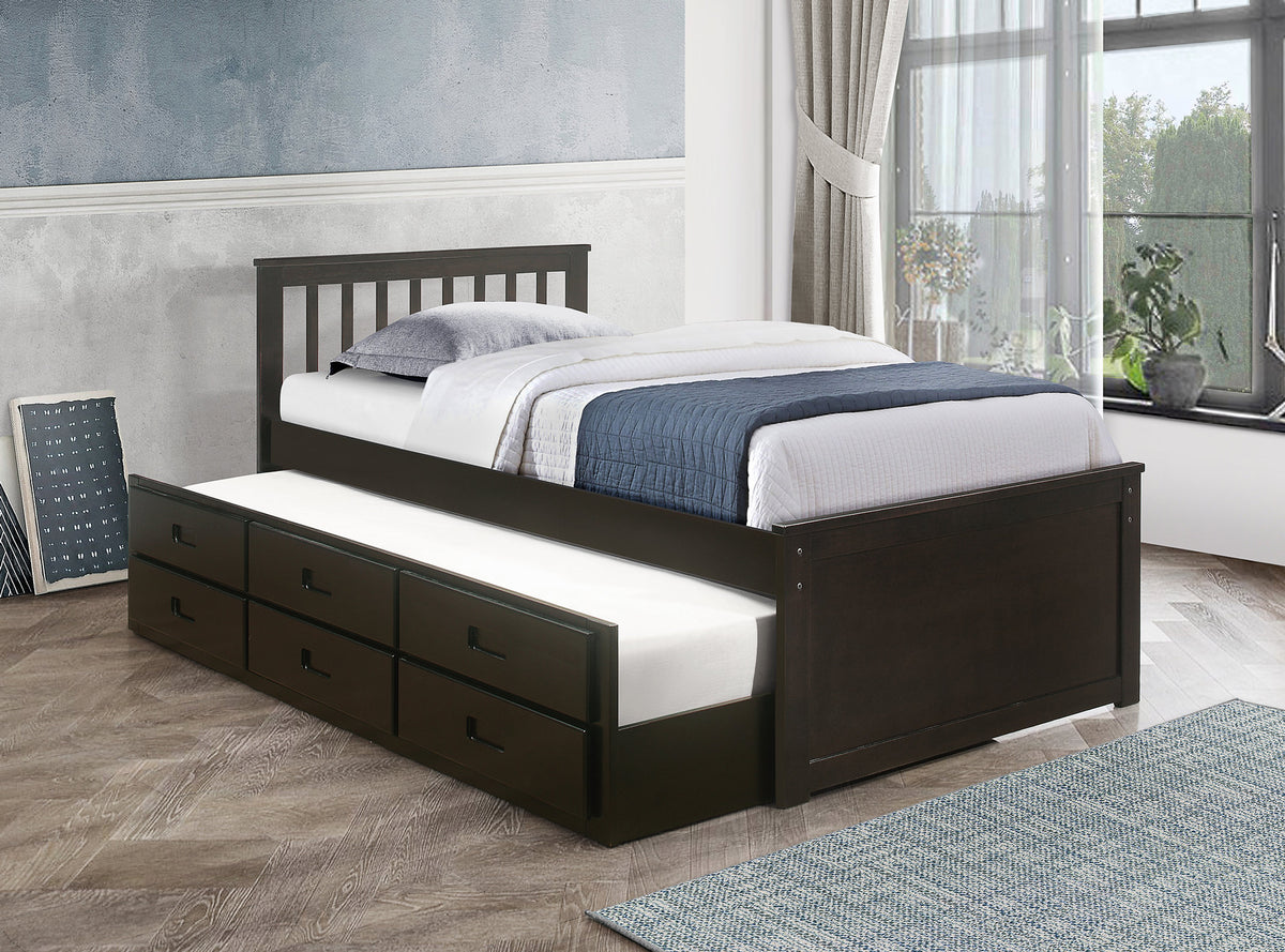 Trundle is Reversible and can be Installed on Either Side of the Bed – IF-300-E