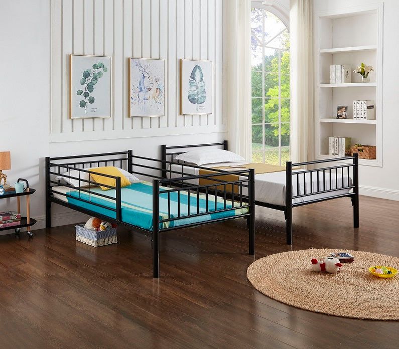 Weight Capacity: Top:250 Lbs Bottom:250 Lbs Bunk Bed – B-510 (Single/Single)