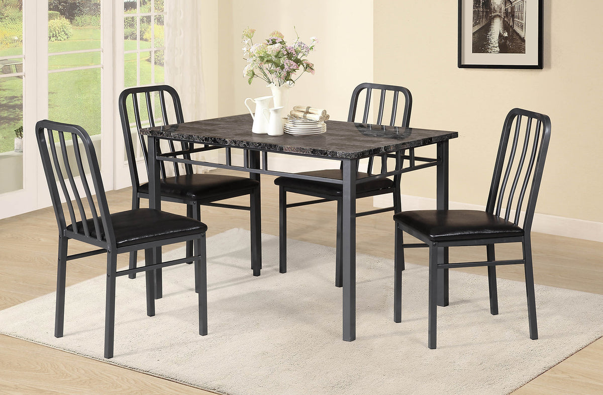 Marble-look tabletop Dinette Set – IF-1021
