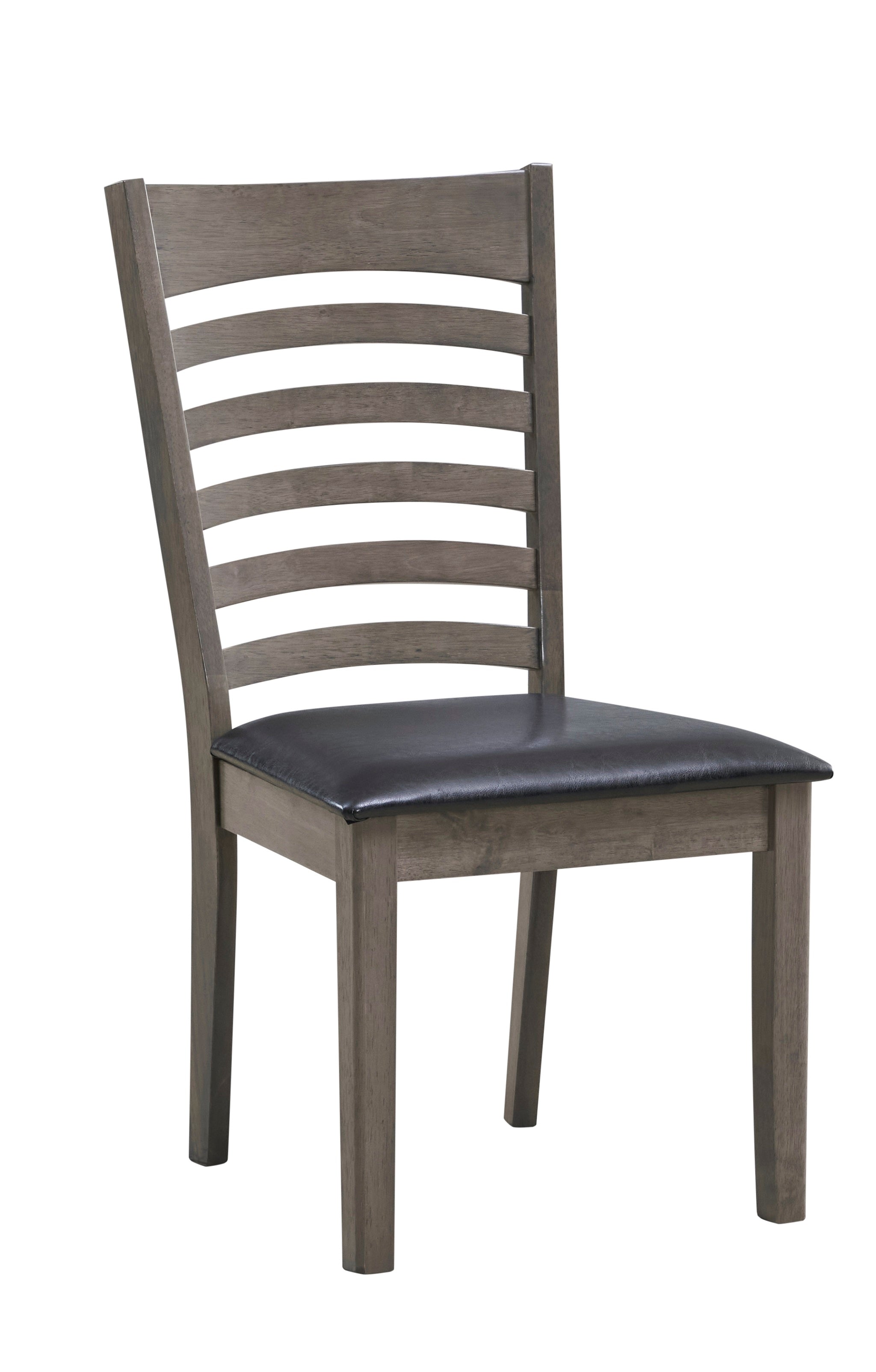 Black PU Upholstered Cushion Seats Dinette Set – T-1080 C-1081