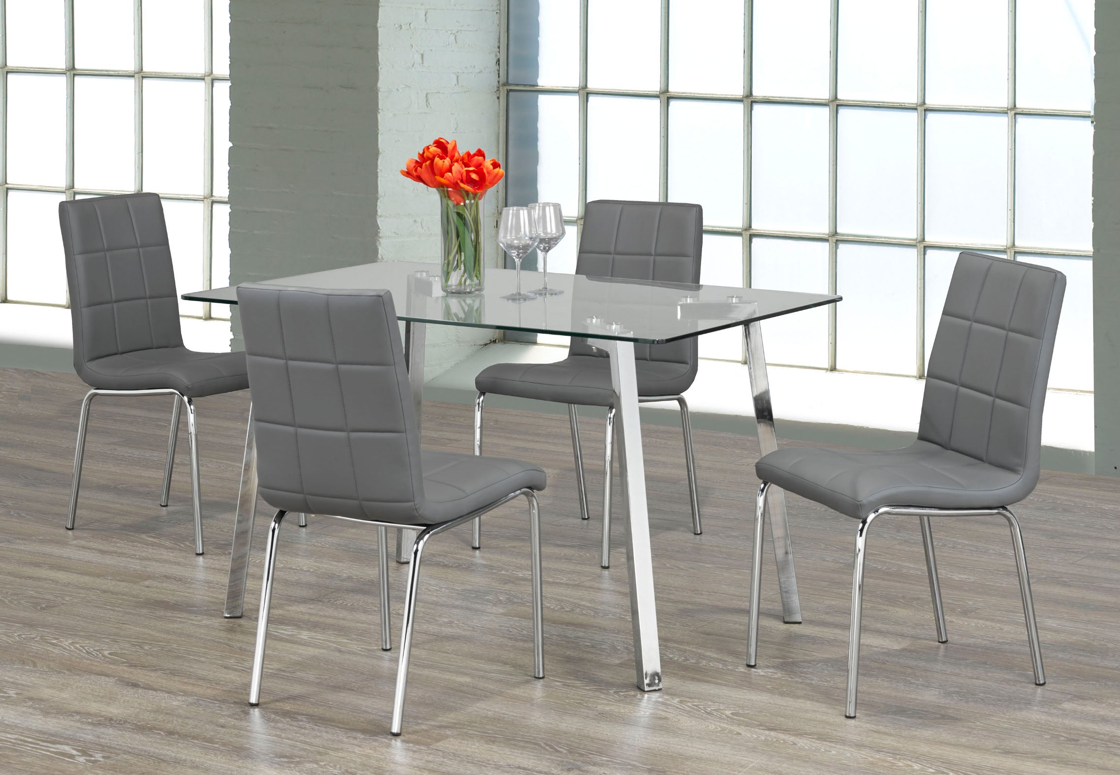 Image of t-5065 c-1762 5pc dinette set.