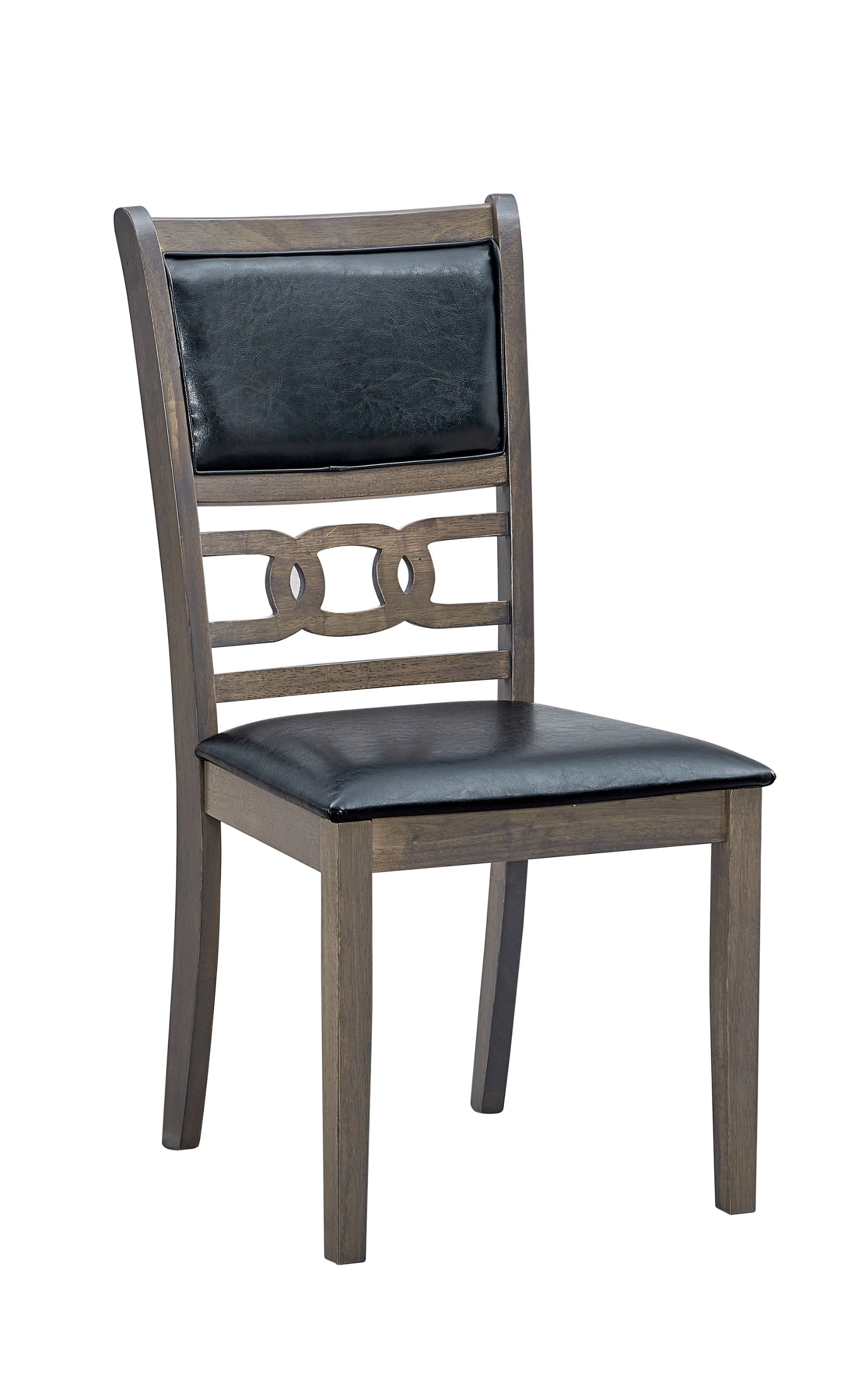 Black PU Upholstered Cushion Seats Dinette Set – T-1080 C-1083