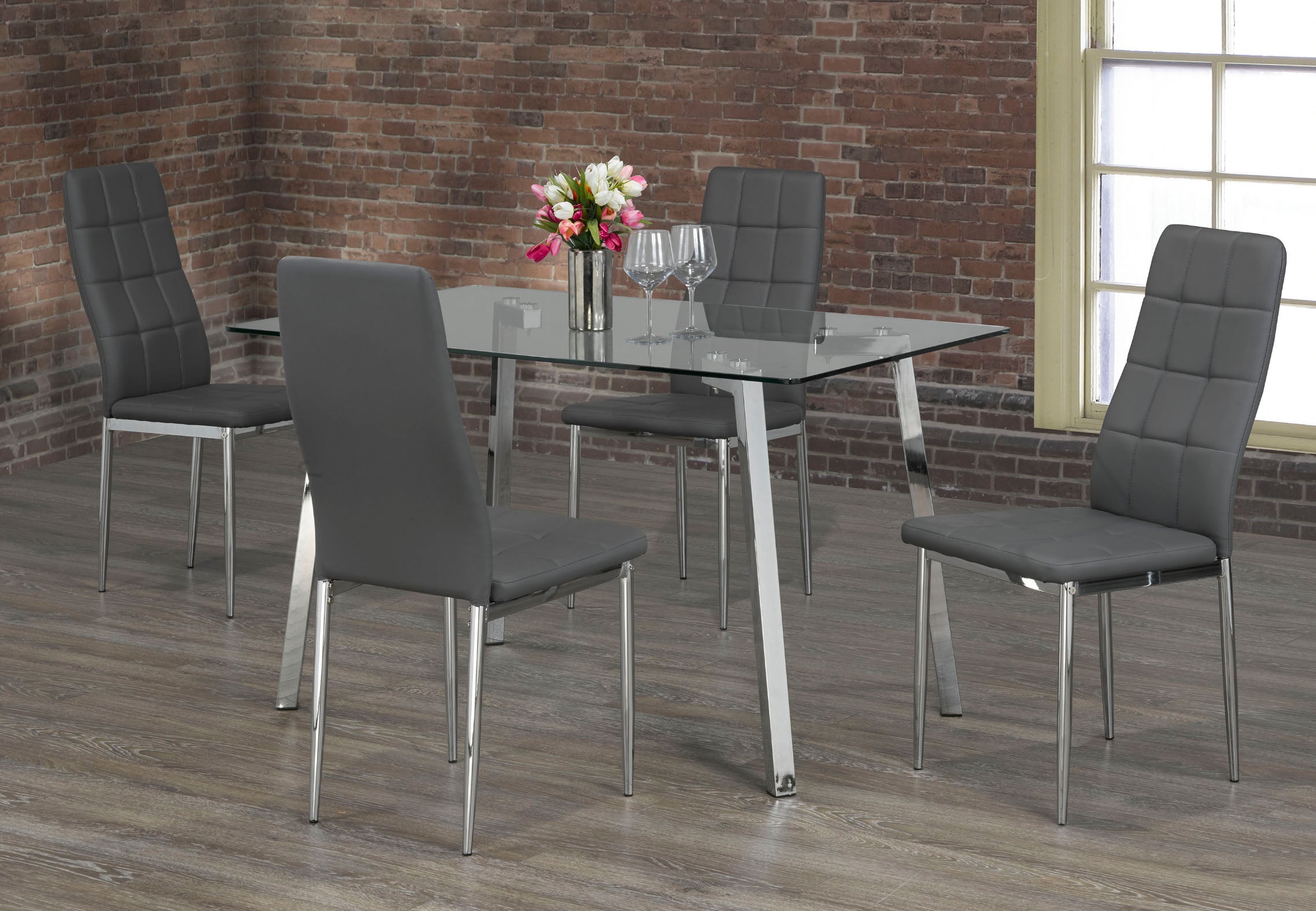 Image of t-5065 c-1772 5pc dinette set.