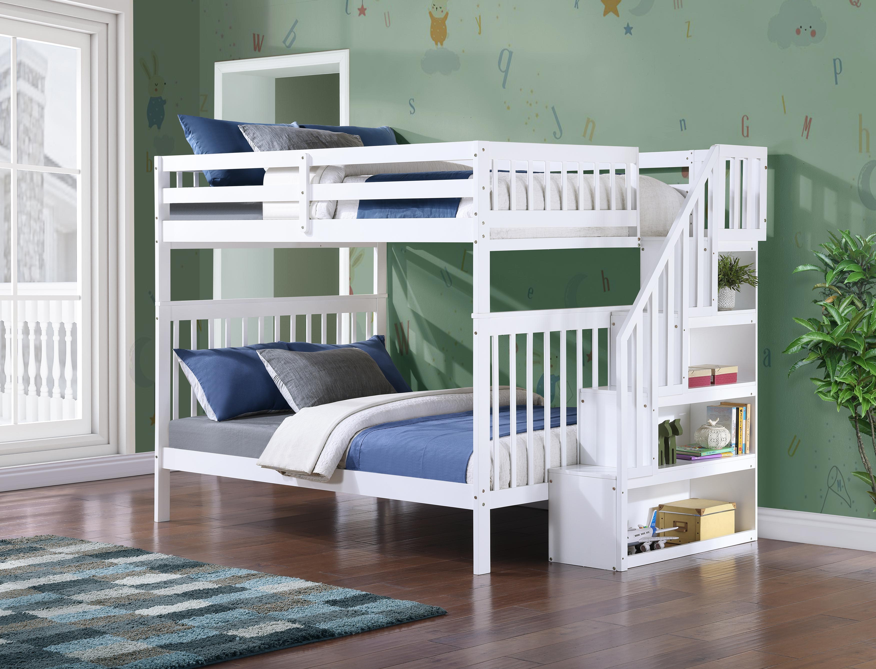 Please note The staircase is Reversible and can be installed on the Left or Right Side Bunk Bed –...
