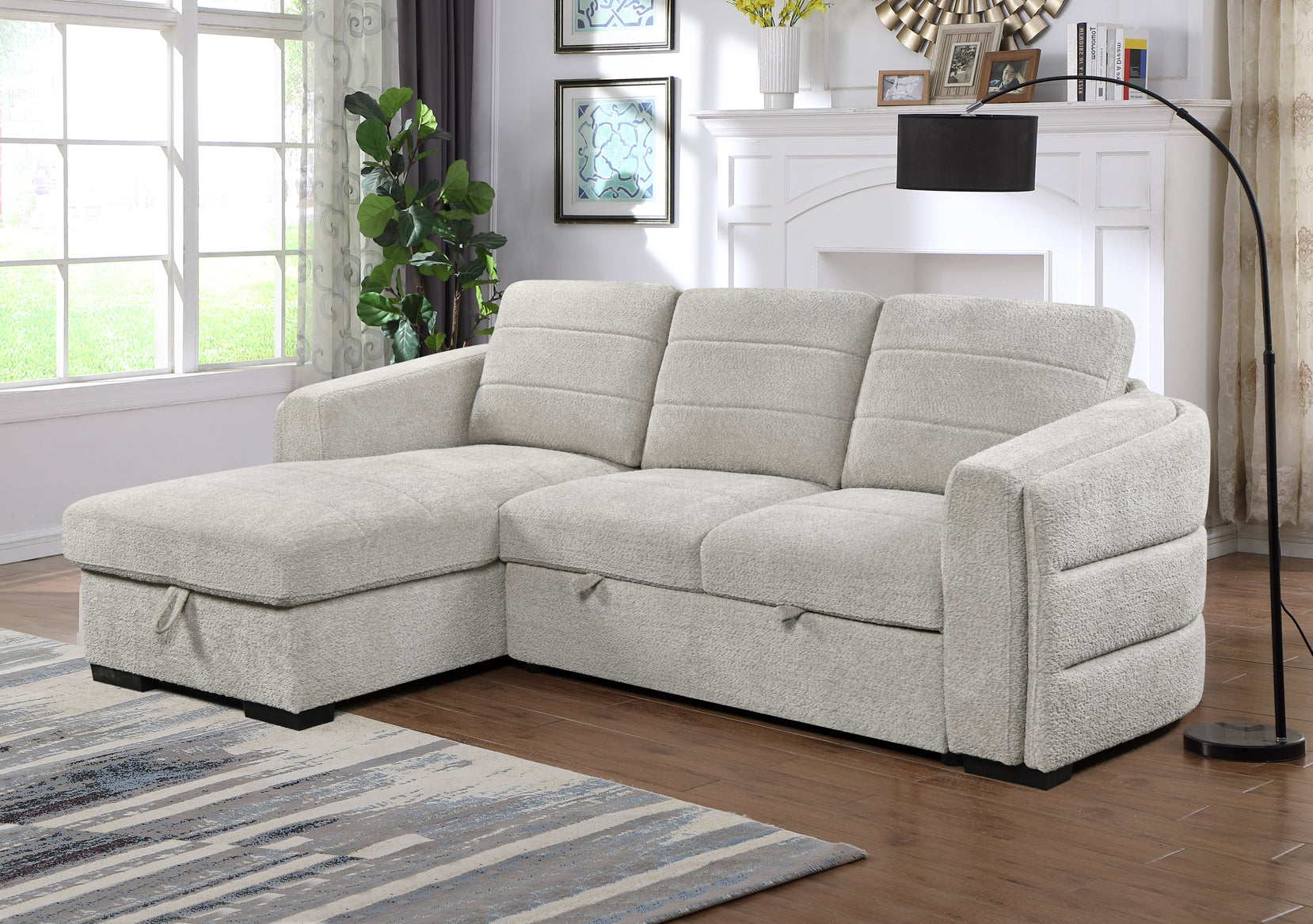 Seat height: 19.5" Sofa Sectional – IF-9085 LHF