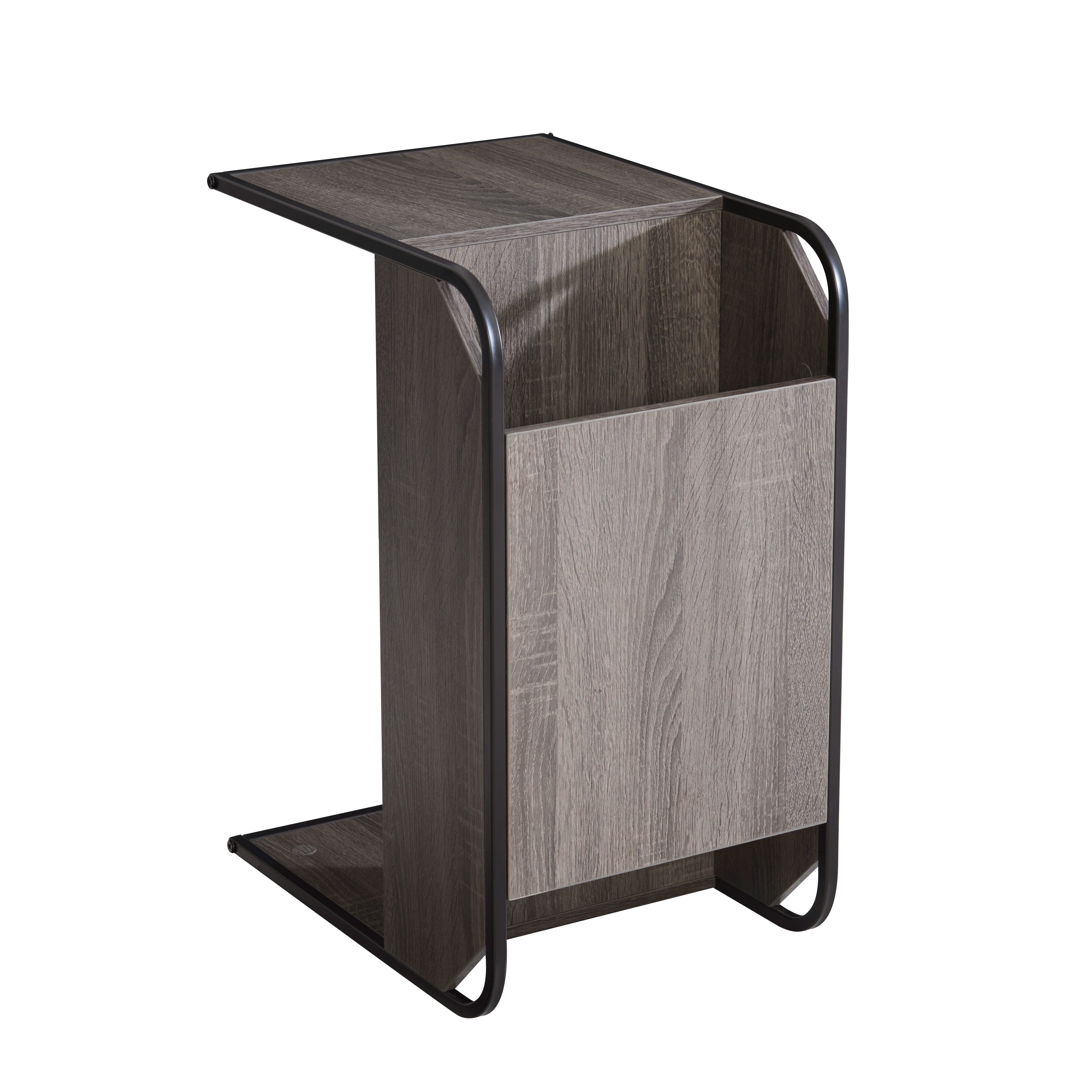Warm grey oak wood-look panels with a modern reclaimed texture Coffee / Side Table – IF-079
