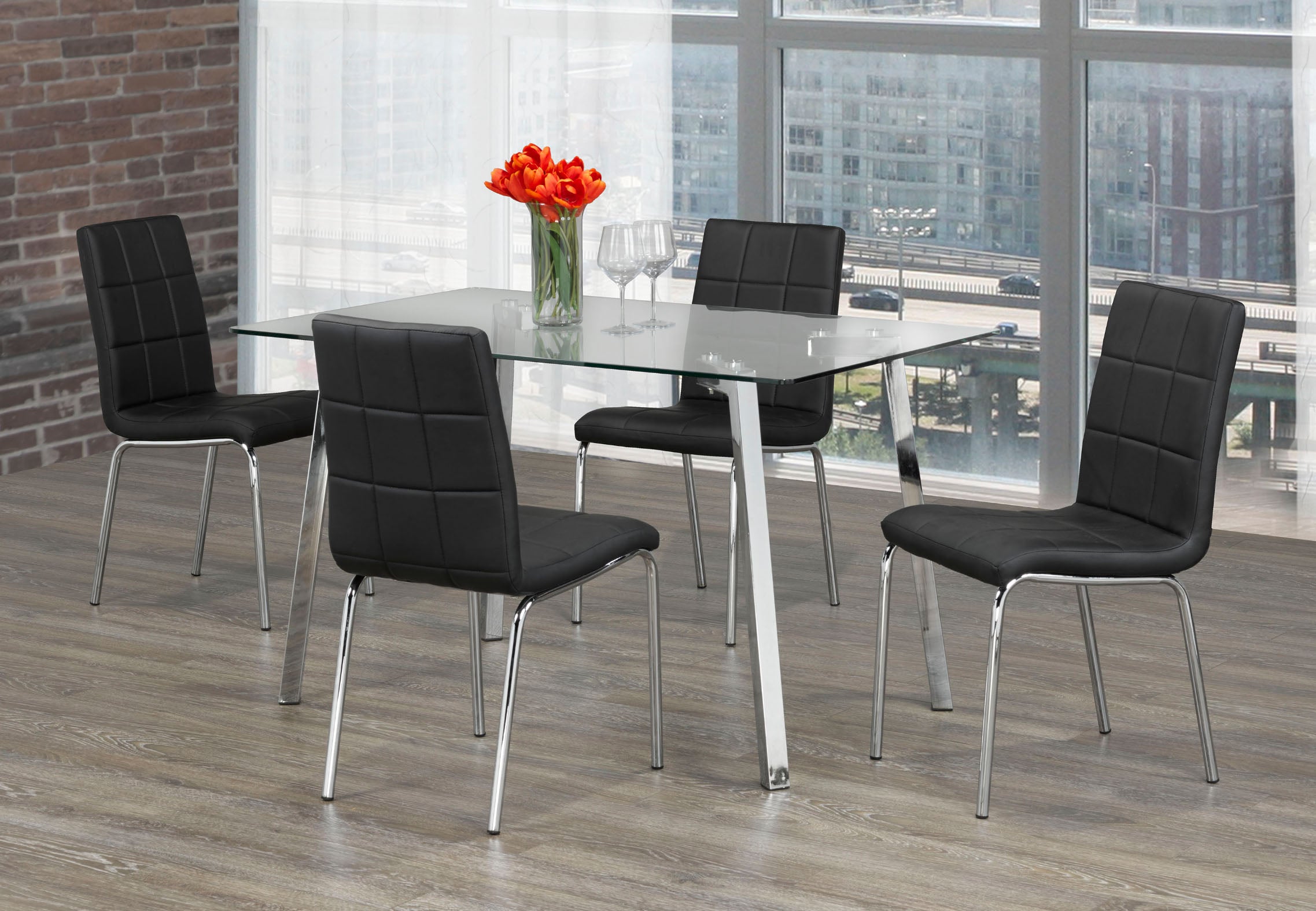 Image of t-5065 c-1760 5pc dinette set.