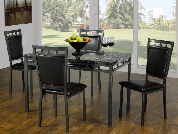 Image of t-1230 c-1231 5pc dinette set.