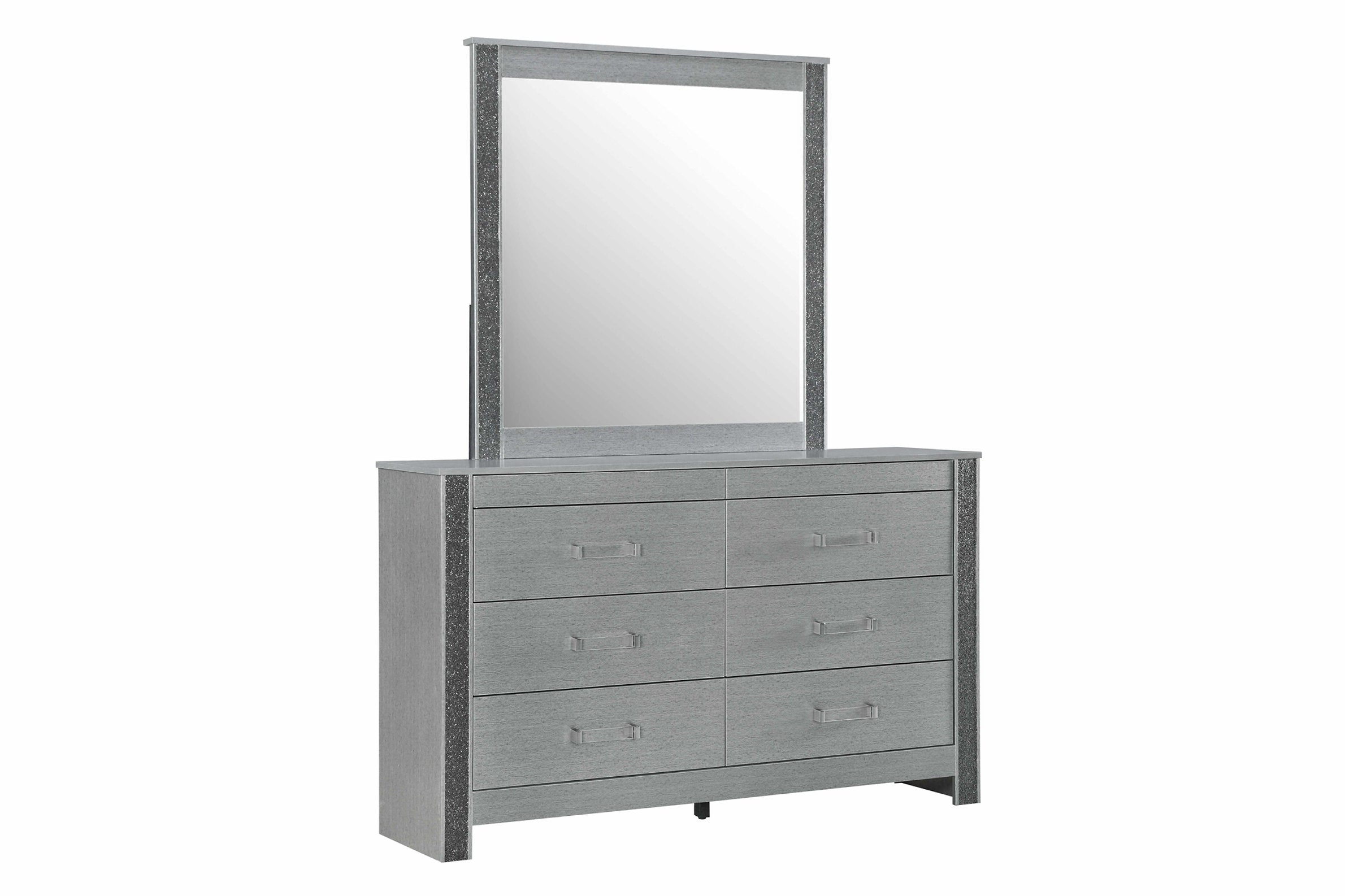 Logan-Silver Bedroom Set Bluetooth Audio