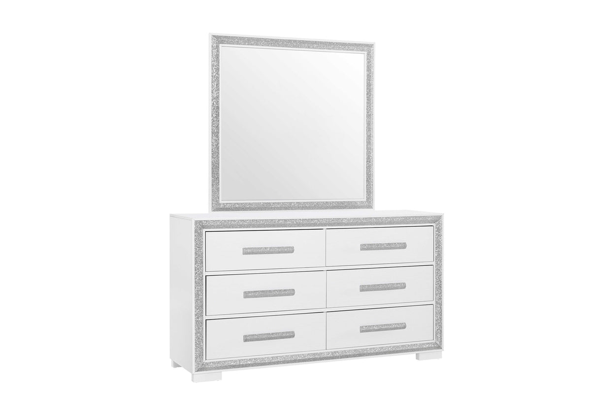 Andros Silver Upholstered Bedroom Set – Andros-Silver