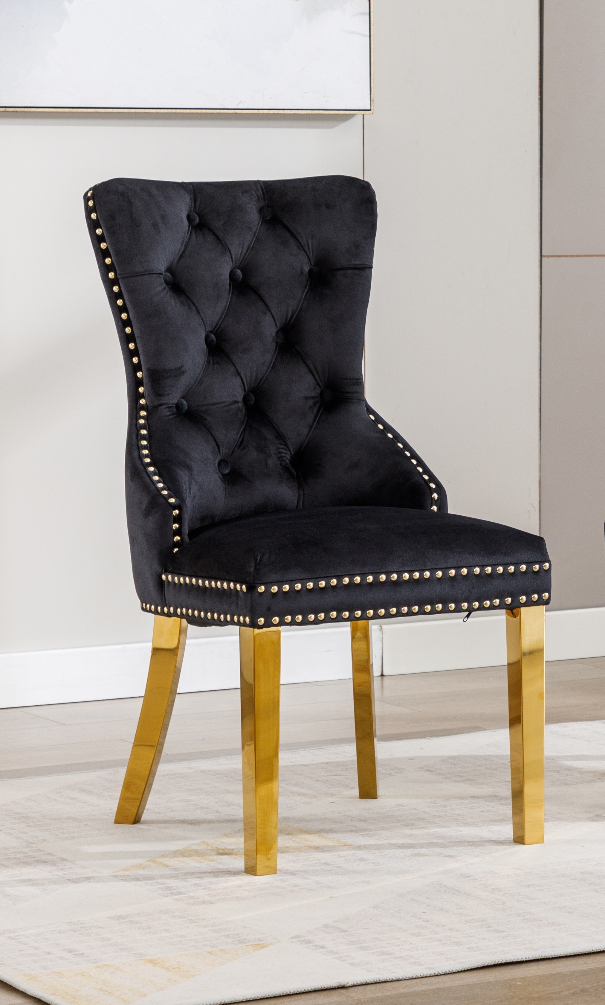 Button Tufted Front Accent Chair – C-1451