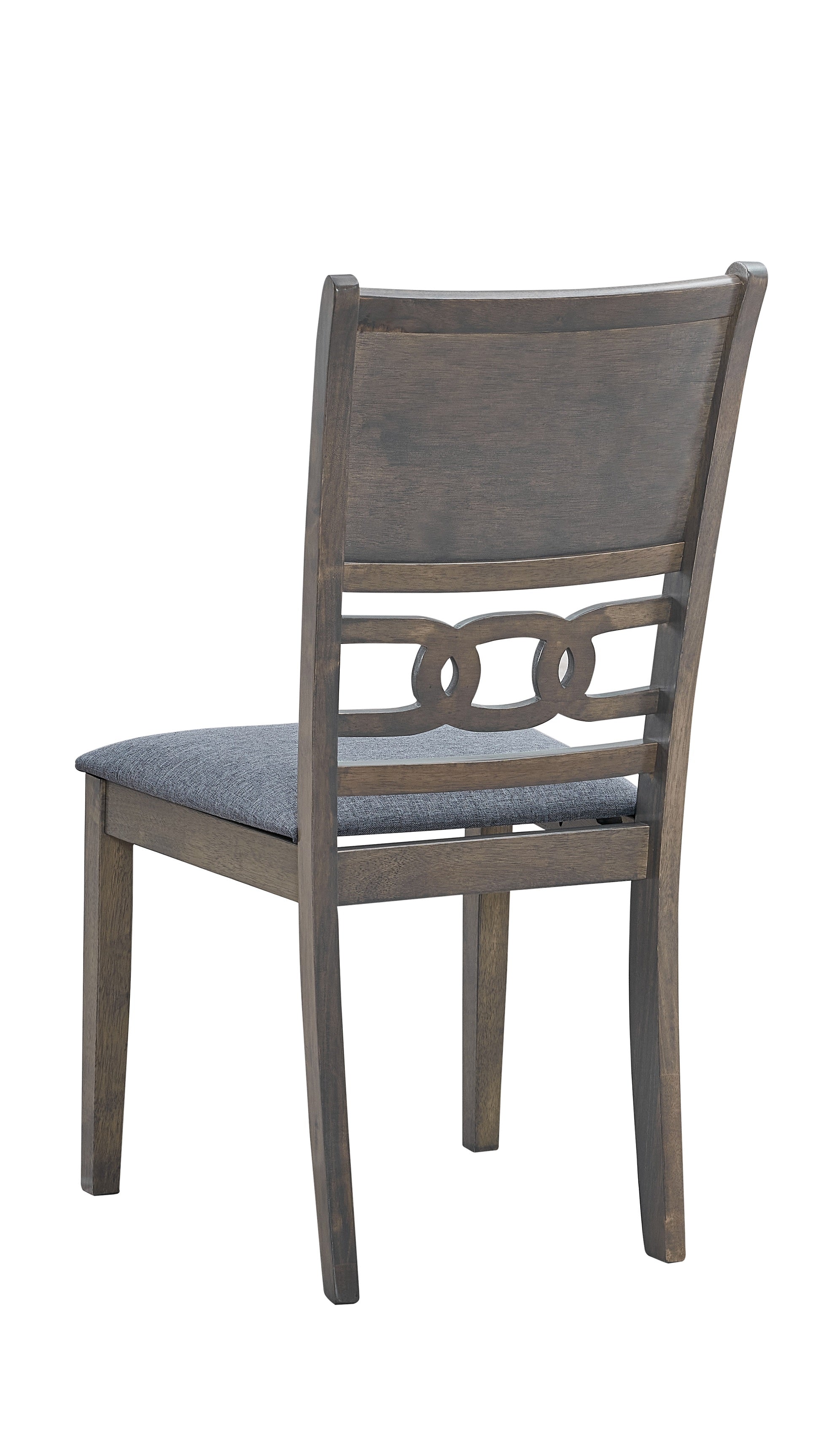 Dark Grey Fabric Upholstered Cushion Seats Chair – C-1084